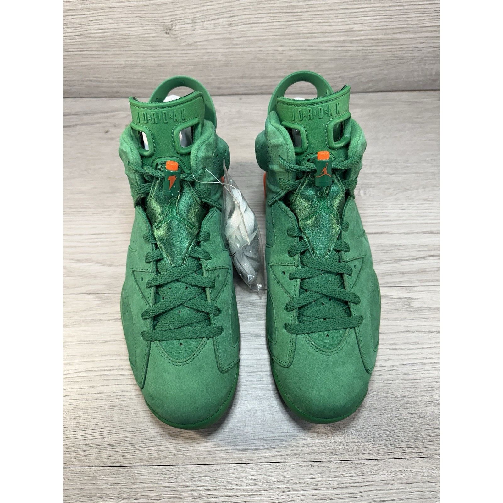 Jordan Brand Air Jordan 6 Retro NRG Green Suede Gatorade - Size 8 Size US 8 / EU 41 - 4 Thumbnail