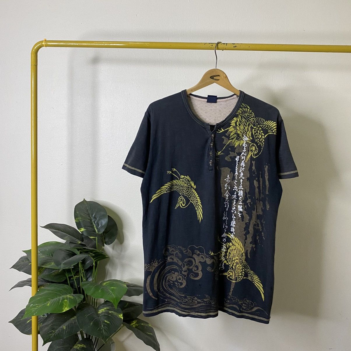 Japanese Brand Sukajan Motive Ed Hardy Karakuri Tamashii Style T Shirt Size US L / EU 52-54 / 3 - 1 Thumbnail