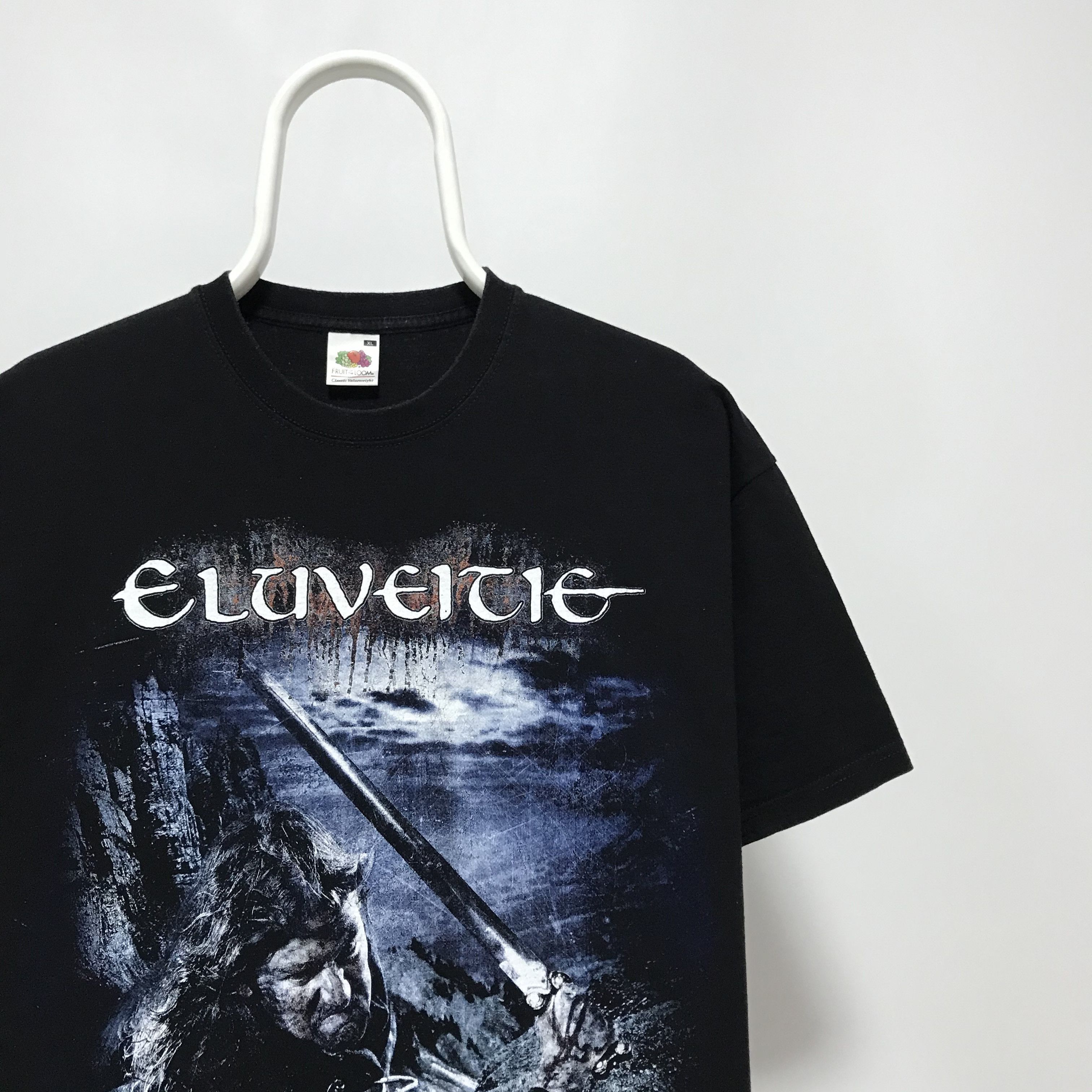 Band Tees ELUVEITIE Vintage T-Shirt Rock Band Tee 90s Rare Folk Metal Size US XL / EU 56 / 4 - 3 Thumbnail