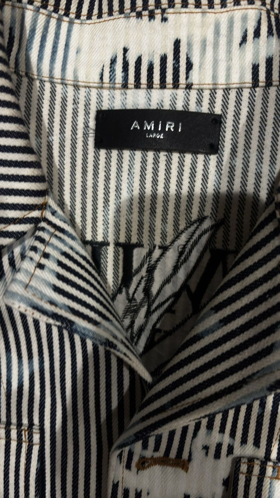 Amiri Amiri FW 24 Striped Jacket Size US L / EU 52-54 / 3 - 4 Thumbnail