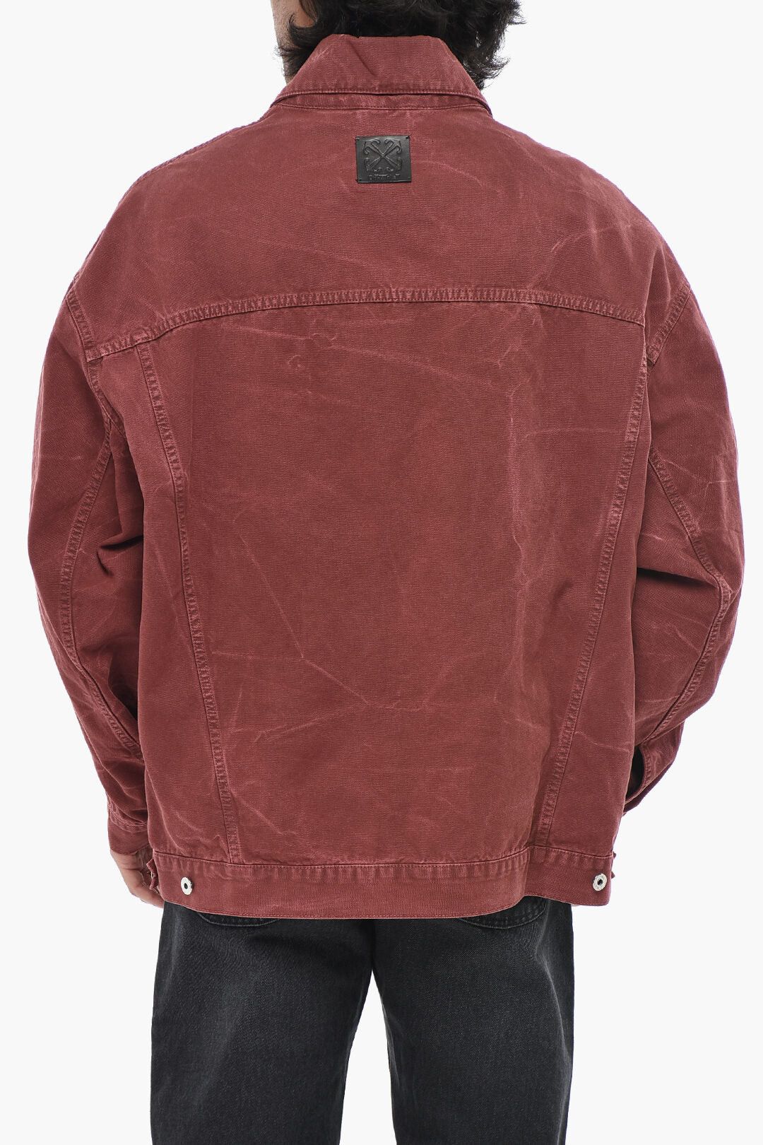 Off-White og1mm0426 Denim Jacket in Red Size US L / EU 52-54 / 3 - 2 Thumbnail