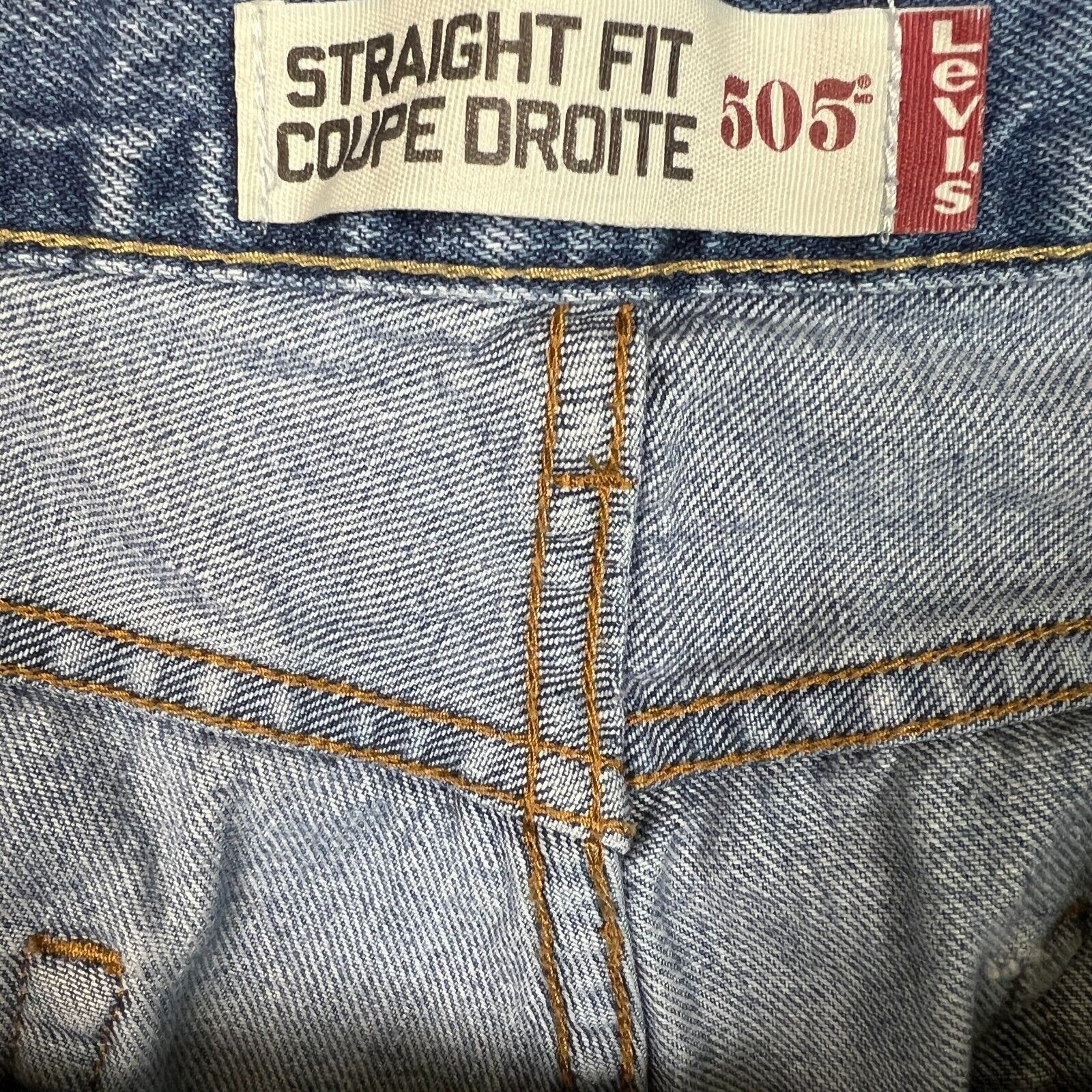 Levi's × Vintage Levi's 505 Jeans 36x30 Regular Straight Fit Classic Denim Size US 36 / EU 52 - 9 Thumbnail