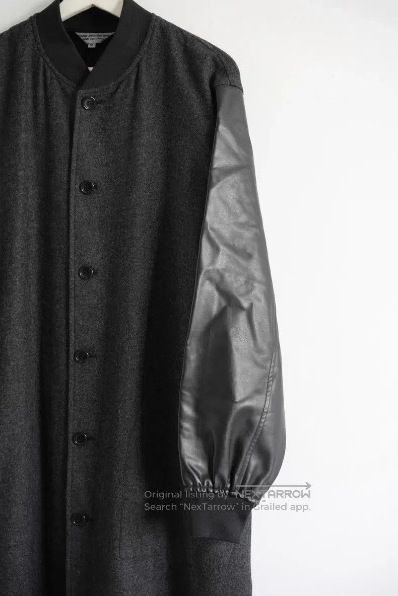 Comme des Garcons Comme des Garcons Leather Sleeve Wool Staff Uniform Size US M / EU 48-50 / 2 - 5 Thumbnail