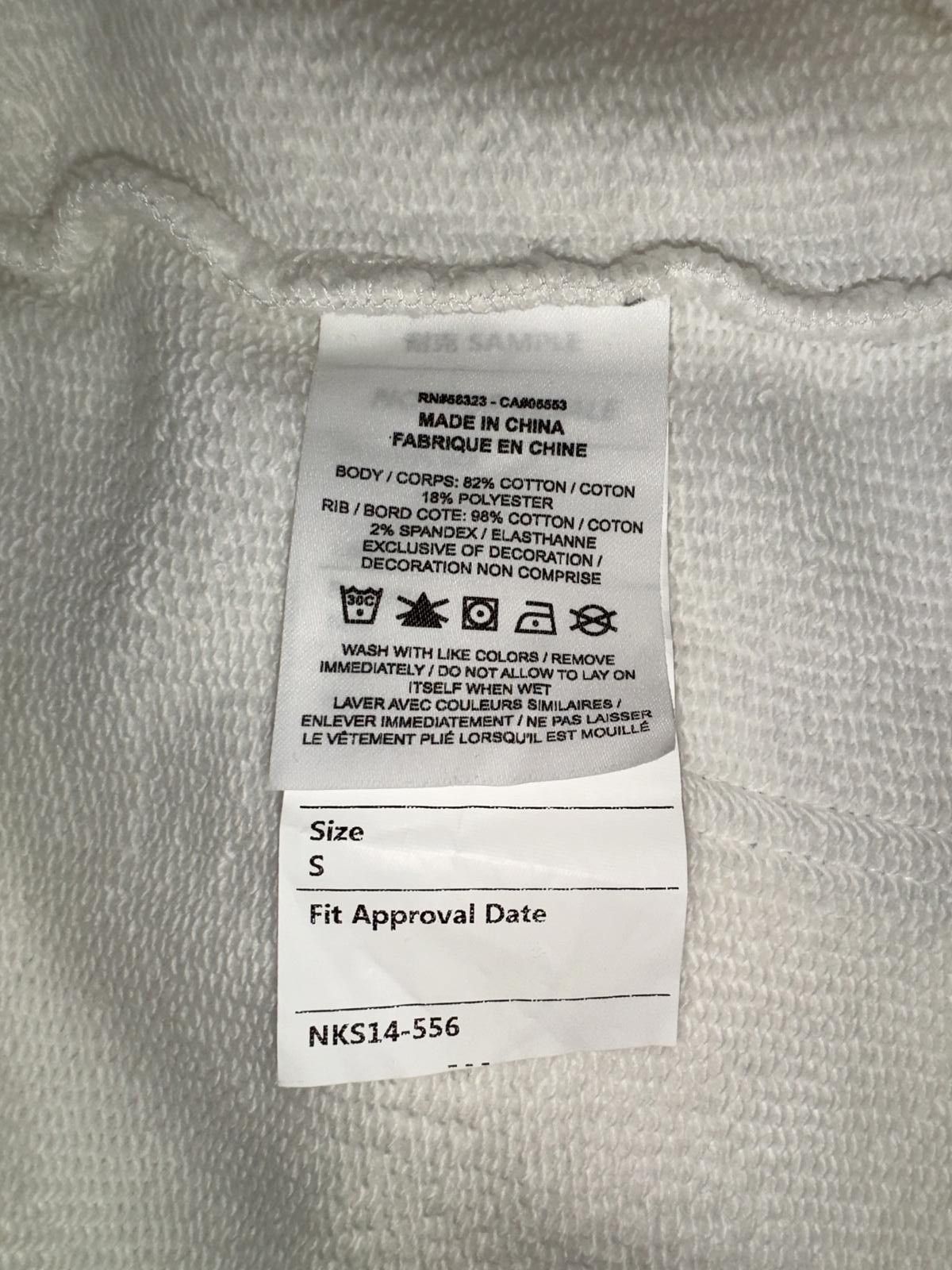 Designer Air Jordan Fragment Travis Scott Fleece White Shorts Sample Size US 30 / EU 46 - 7 Thumbnail