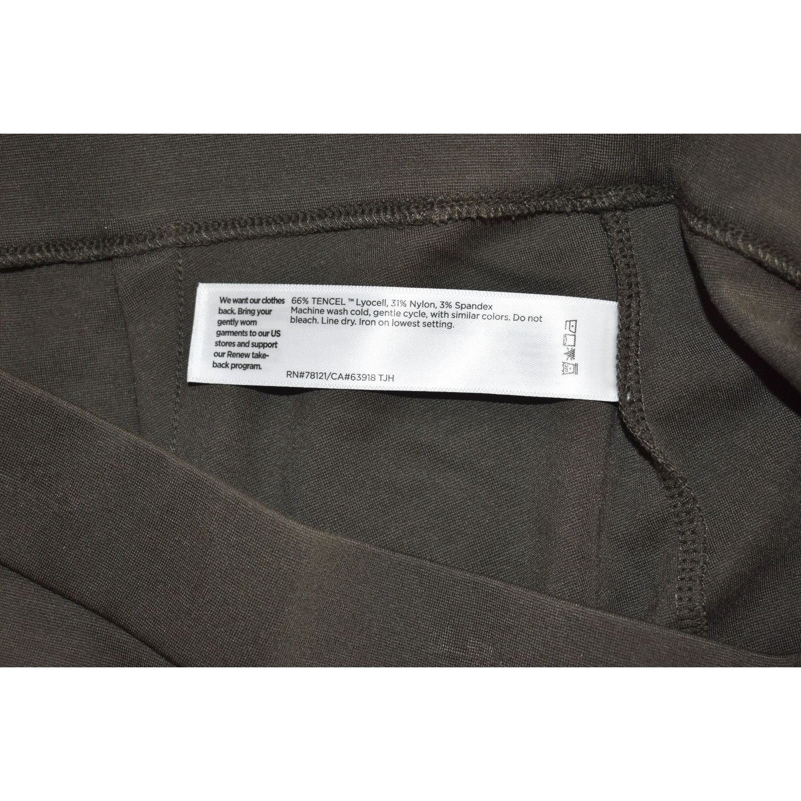 Eileen Fisher EILEEN FISHER Brown Pockets Pleated Front Trouser Pants Sz S Size 30" / US 8 / IT 44 - 4 Thumbnail