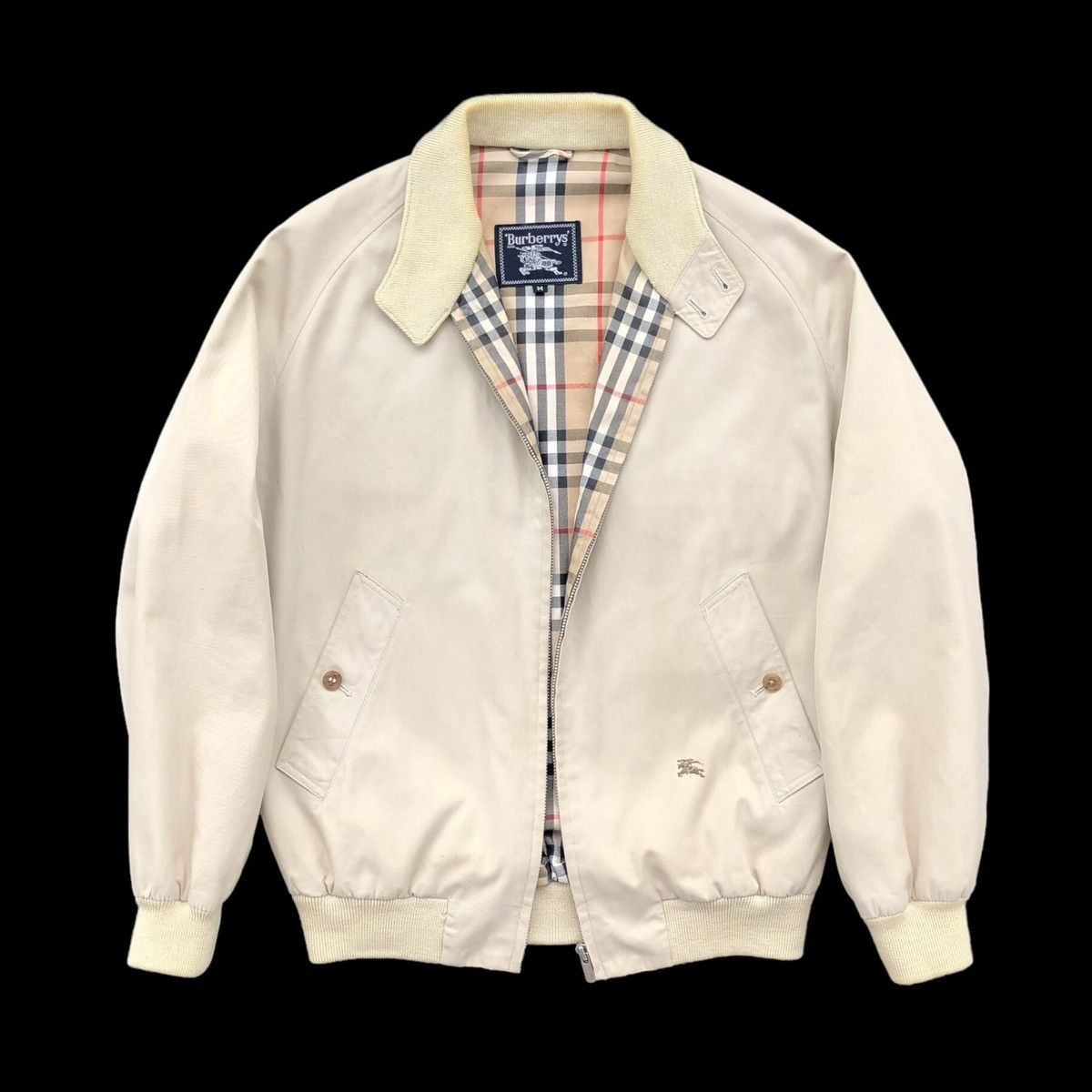 Burberry Vintage Burberrys Prorsum Lined Novacheck Bomber Jacket Size US M / EU 48-50 / 2 - 1 Thumbnail