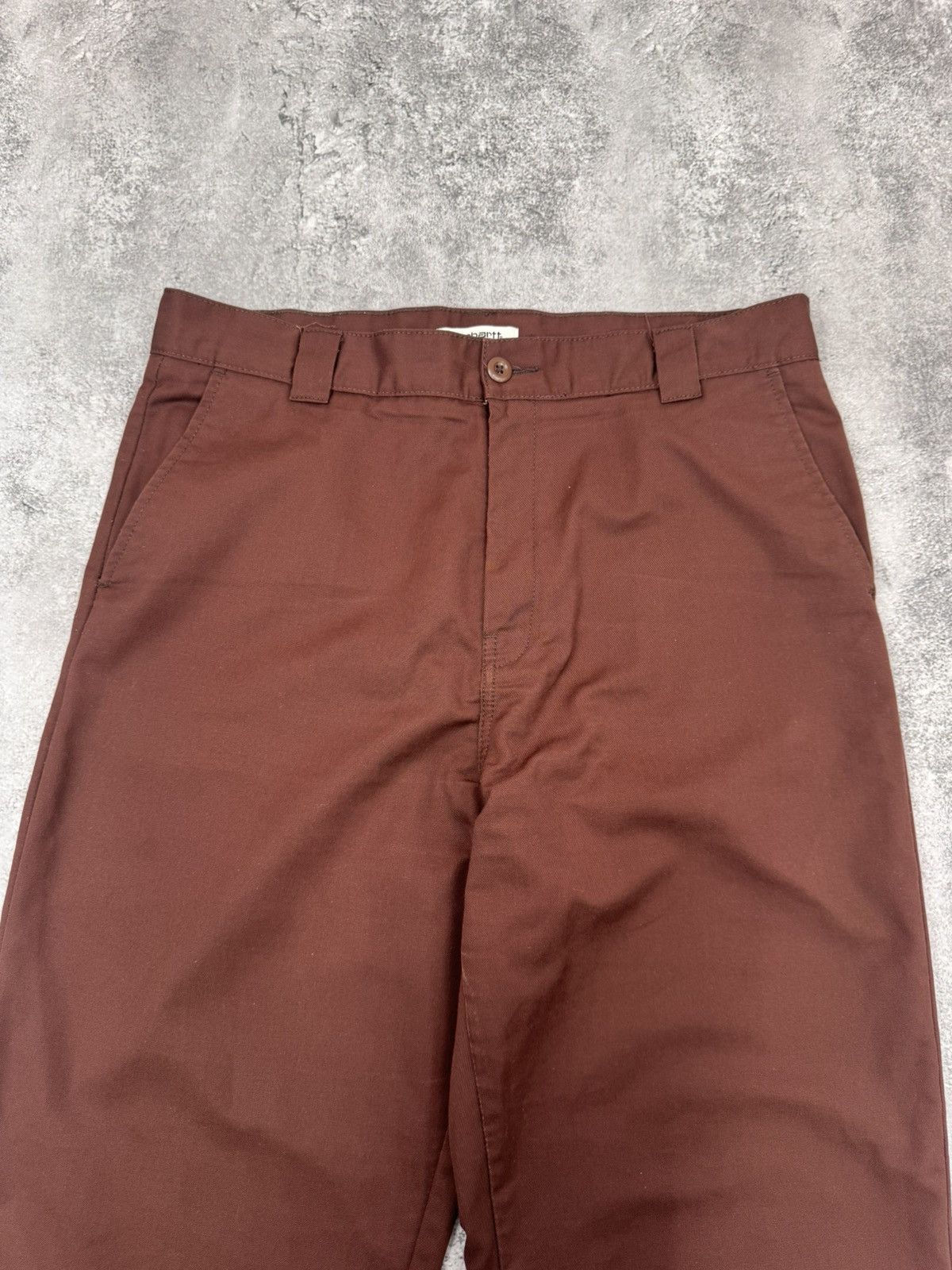Carhartt Carhartt Chino Men Pants Brown Straight Fit Size 32 Size US 32 / EU 48 - 6 Thumbnail