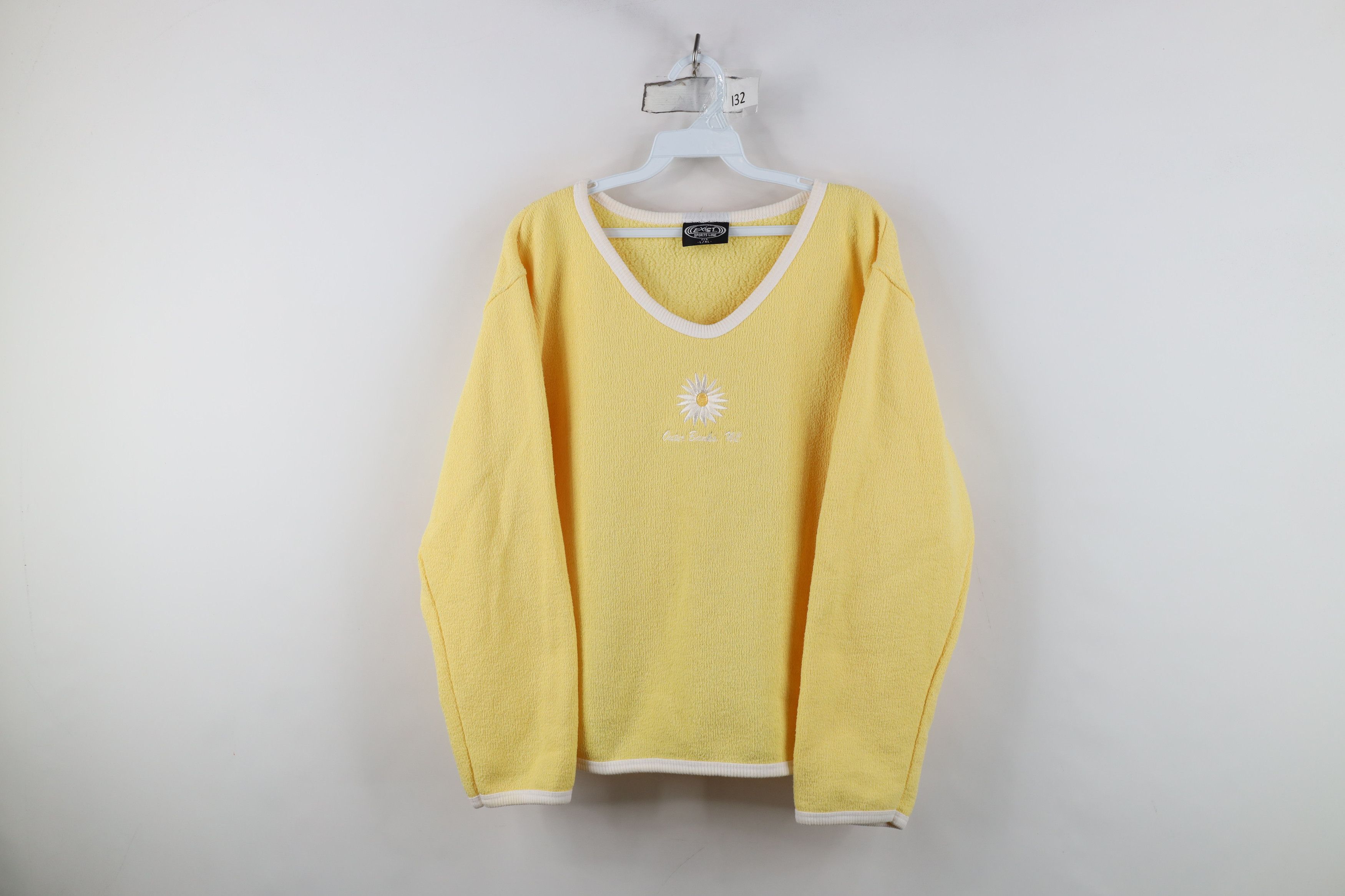 Vintage Vintage 90s Streetwear Banks Terry Cloth Sweatshirt USA Size L / US 10 / IT 46 - 1 Thumbnail