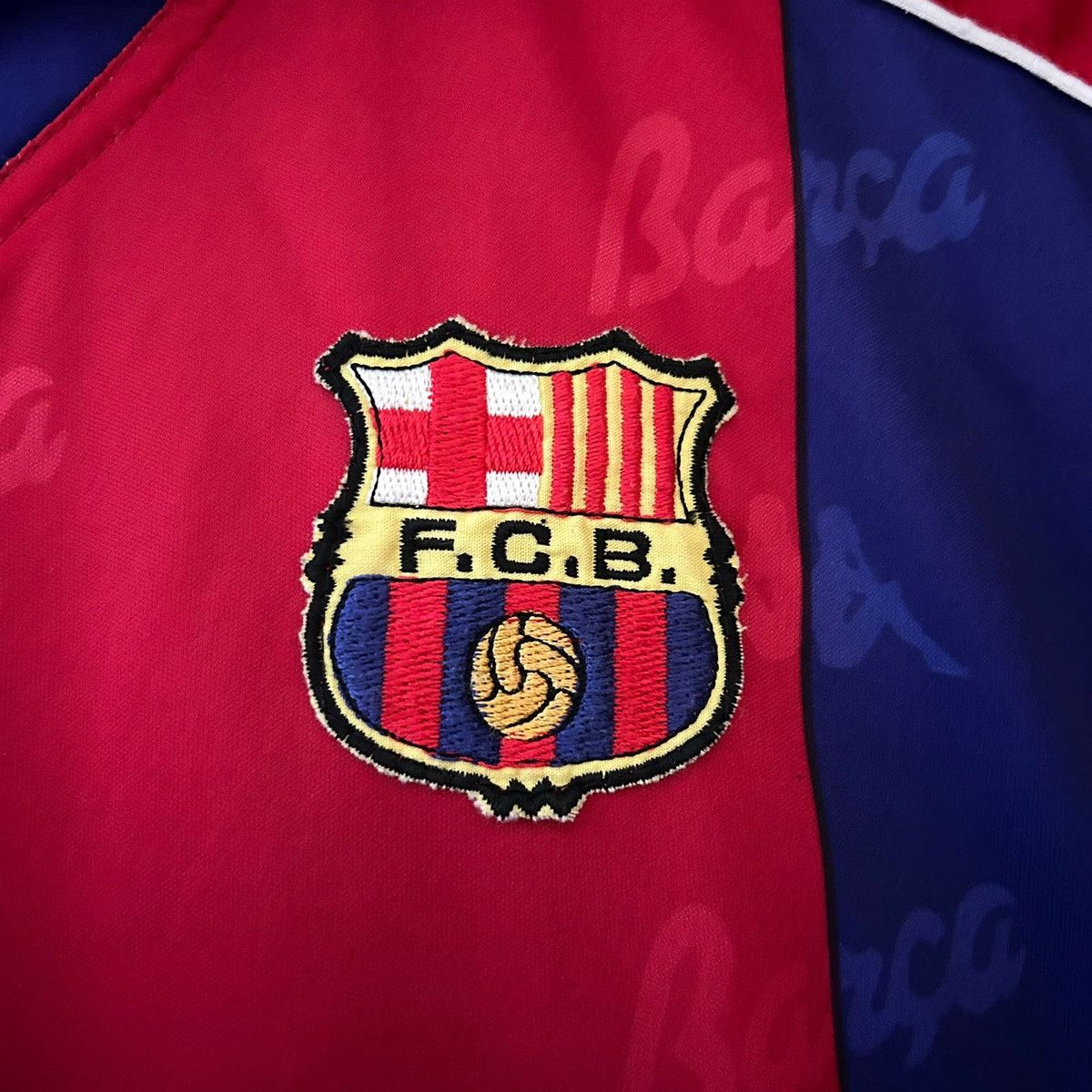 Kappa 1993 FC Barcelona Shirt Jersey Size US L / EU 52-54 / 3 - 5 Thumbnail