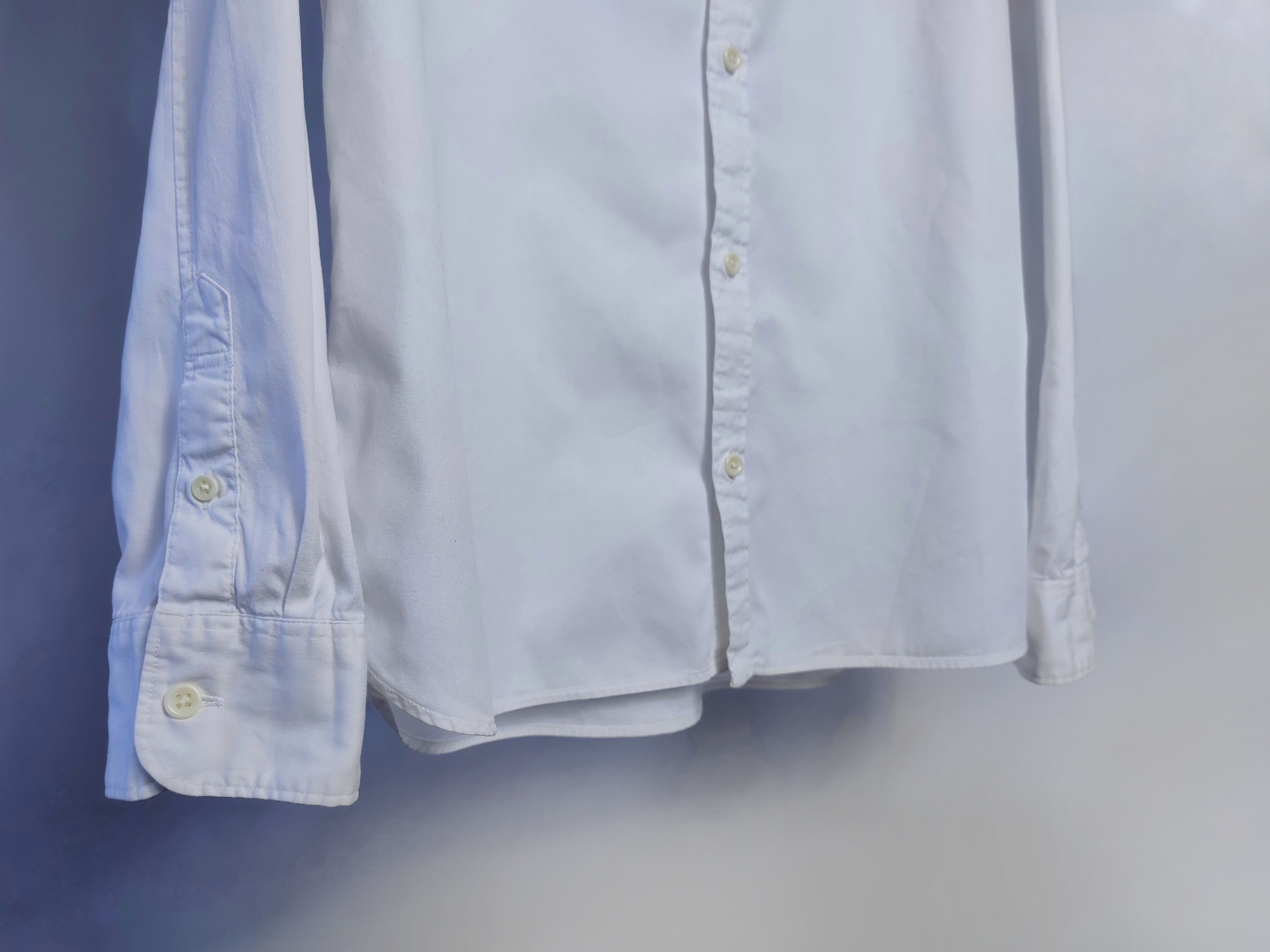 Allsaints AllSaints Redondo Oxford White Button Up Shirt M Size US M / EU 48-50 / 2 - 9 Thumbnail