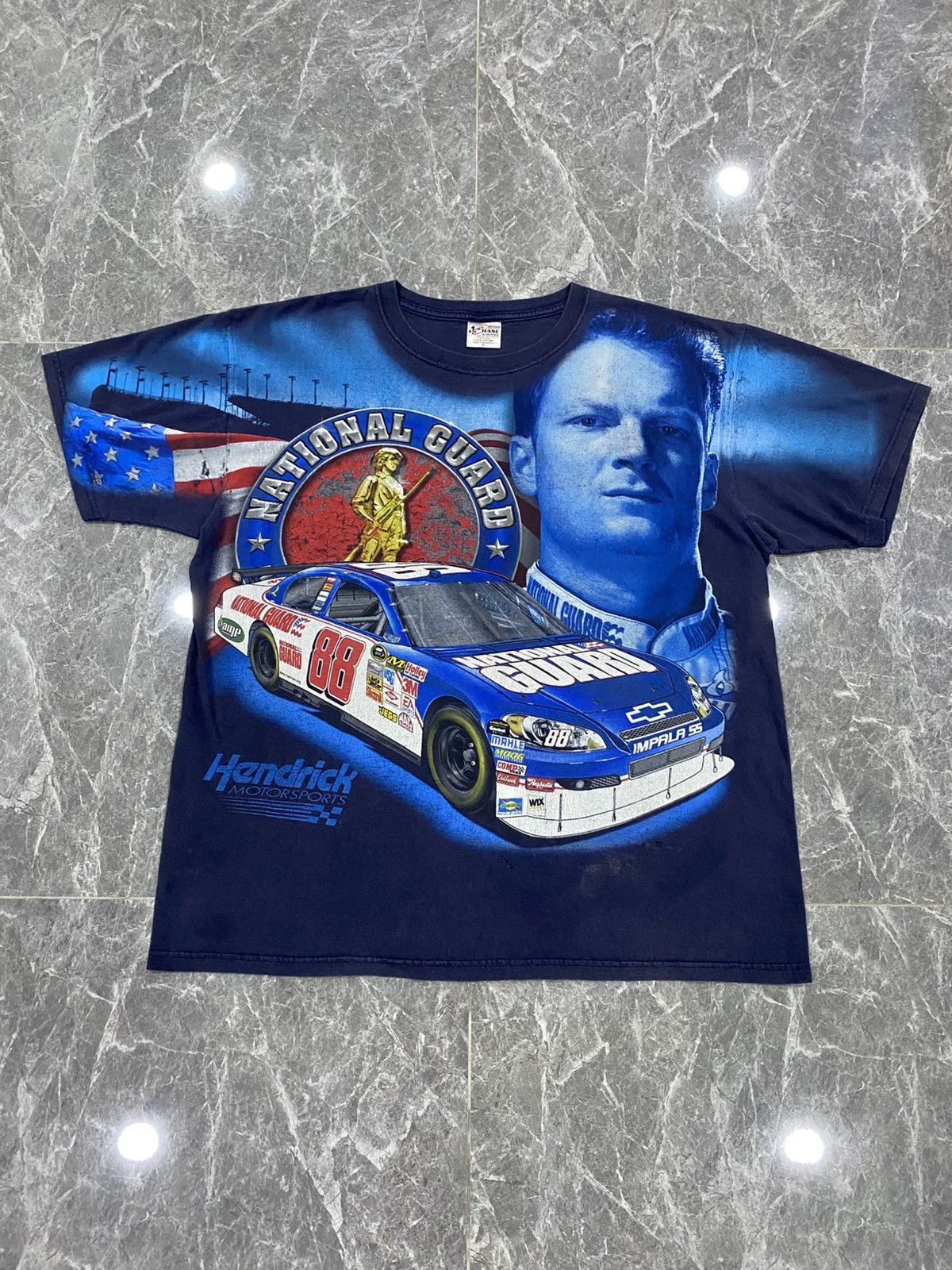 NASCAR Vintage Dale Earnhardt Nascar AOP Tee Size US XL / EU 56 / 4 - 1 Thumbnail
