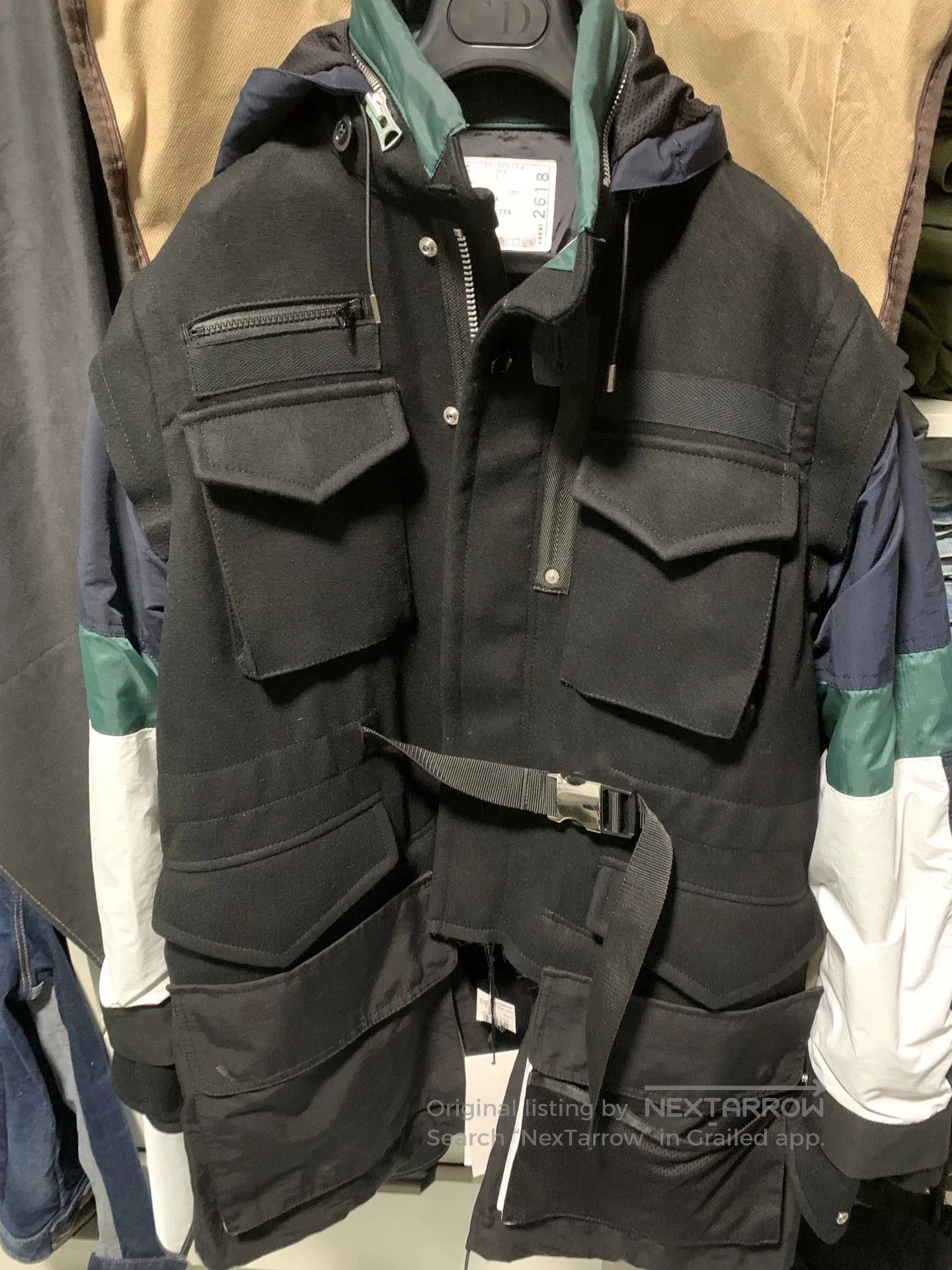 Sacai sacai autumn winter patchwork jacket. Size US M / EU 48-50 / 2 - 2 Thumbnail