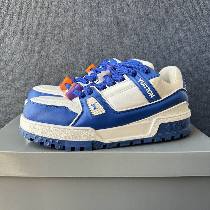 Louis Vuitton Louis Vuitton Trainer Maxi Low-top Fashion Sneakers 0079 Size US 10.5 / EU 43-44 - 1 Thumbnail