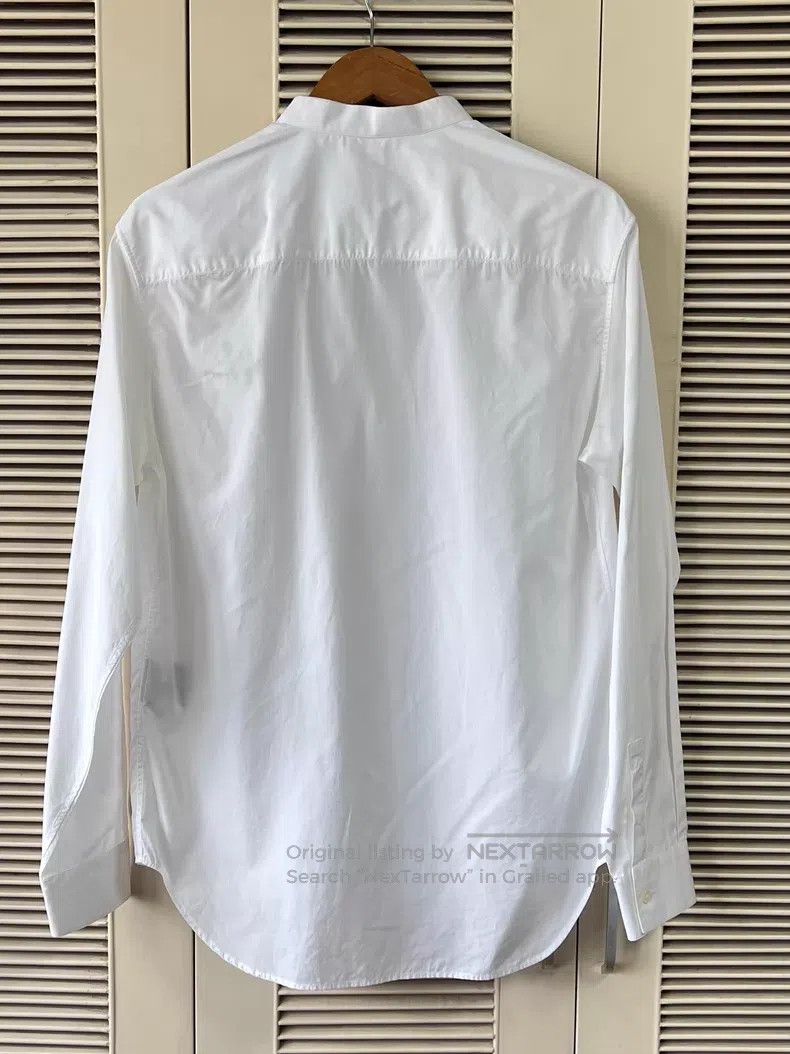 Dior Dior Size 37 White stand-up collar long-sleeved shirt Size US XXS / EU 40 - 2 Thumbnail