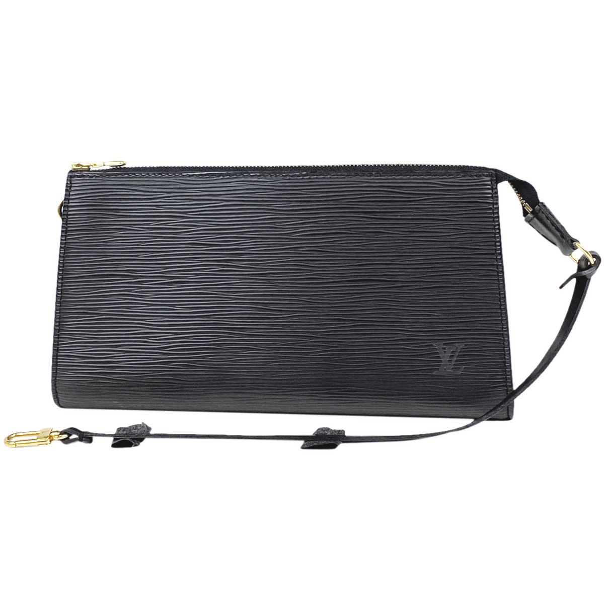 Louis Vuitton Pochette Accessoires Handbag Accessory Pouch Epi Noir