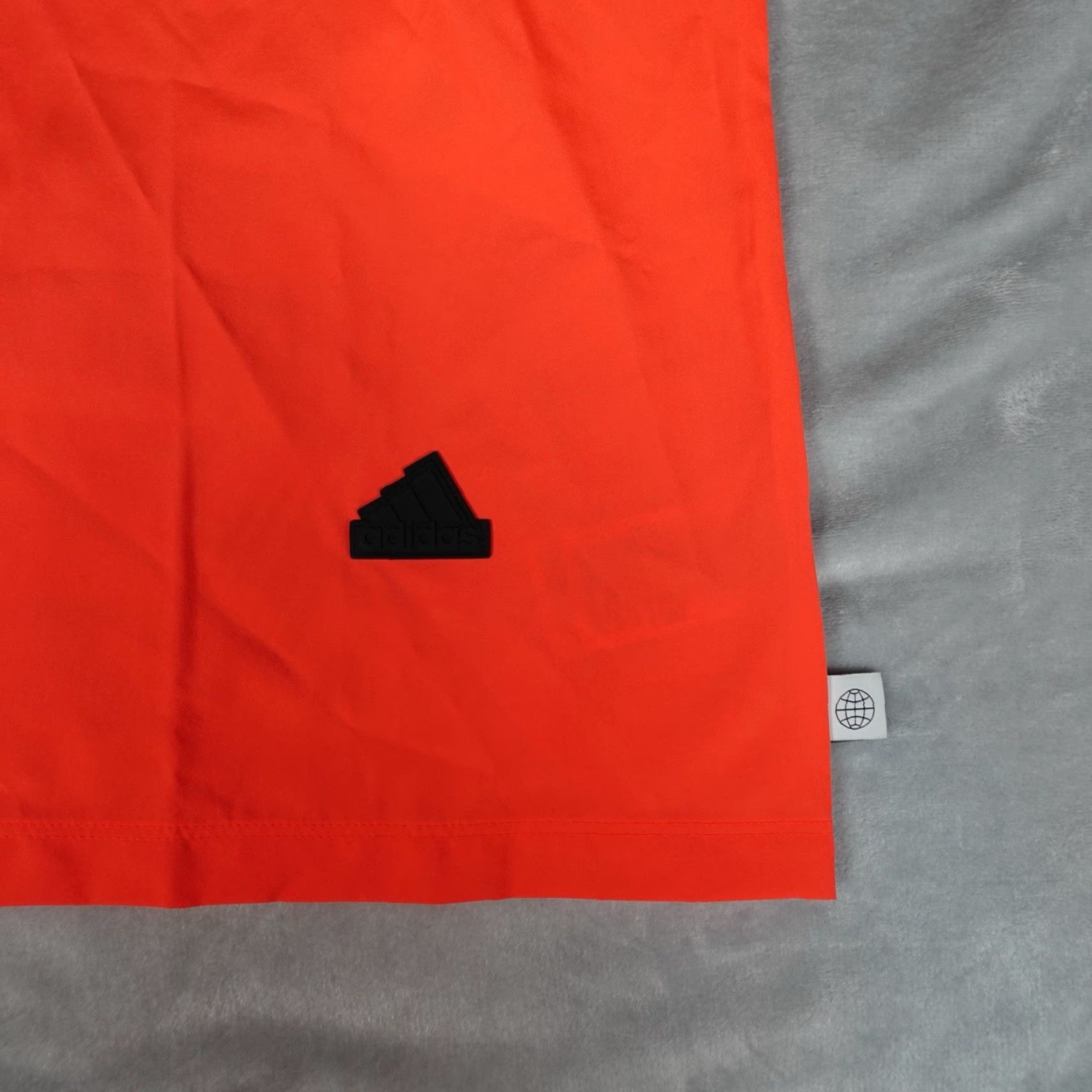 Adidas ADIDAS T-Shirt City Escape 1/4 Zip Mens S Orange Oversized 2020s Logo Pinhole Defect Mens Size US S / EU 44-46 / 1 - 5 Thumbnail
