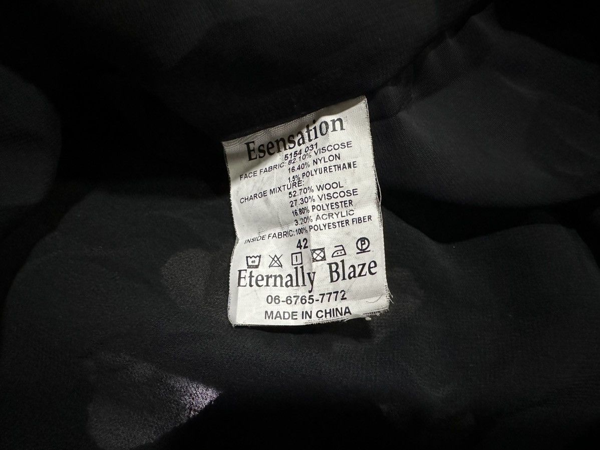Japanese Brand 🔥Rare Japanese Y2K Esensation Goth Dress Wool Ribbed Knit Size M / US 6-8 / IT 42-44 - 18 Thumbnail