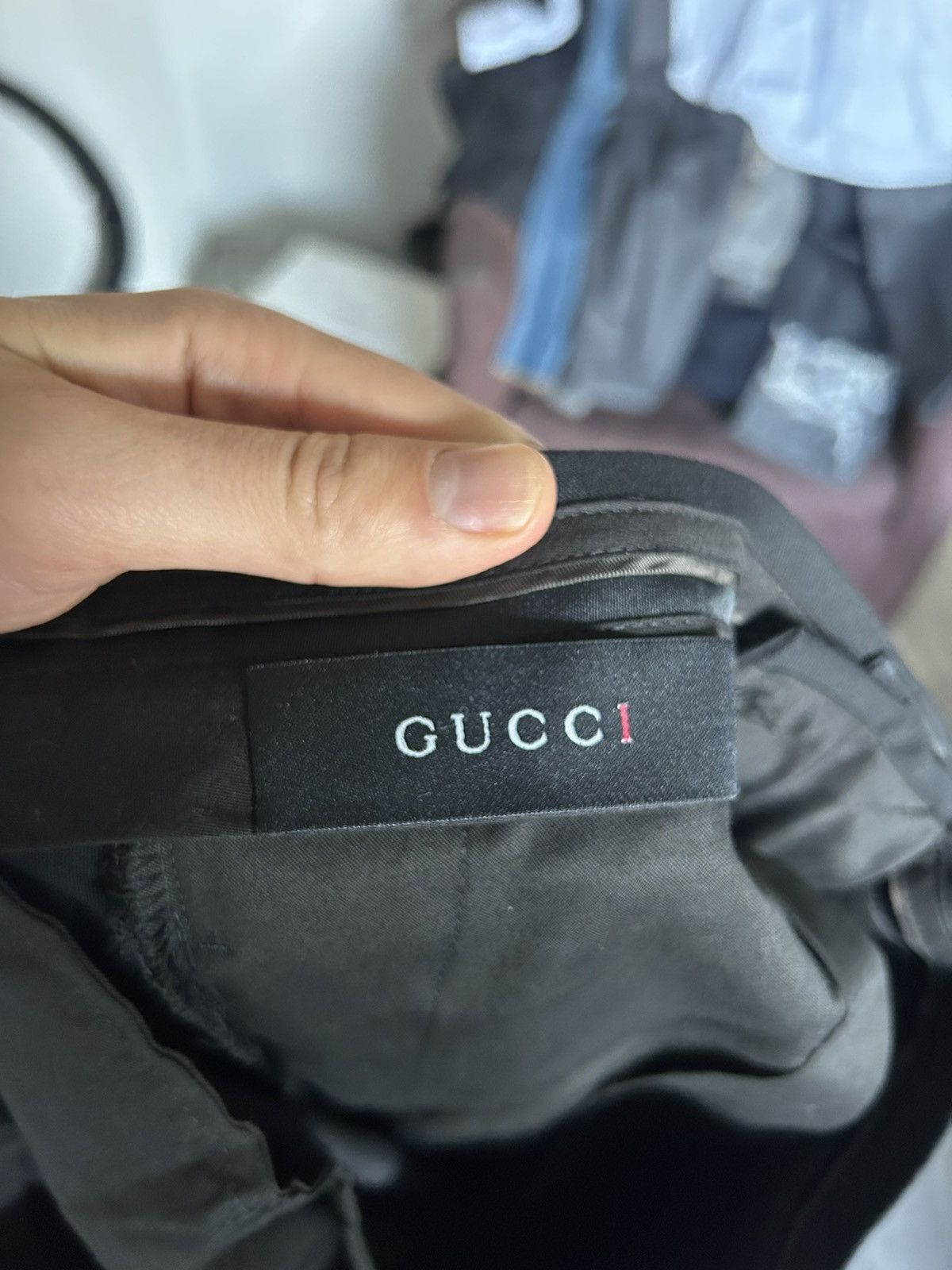 Gucci Gucci Wide-Leg Wool Trousers with Side Stripes Size US 36 / EU 52 - 12 Thumbnail