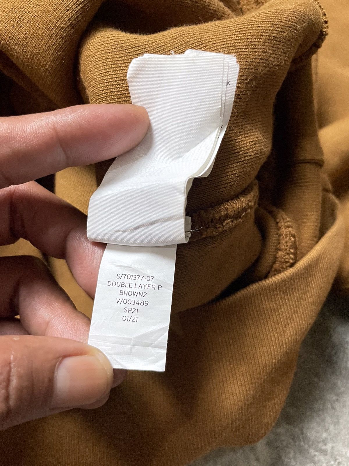 Gap Yeezy Gap Perfect Hoodie Light Brown Size US L / EU 52-54 / 3 - 4 Thumbnail