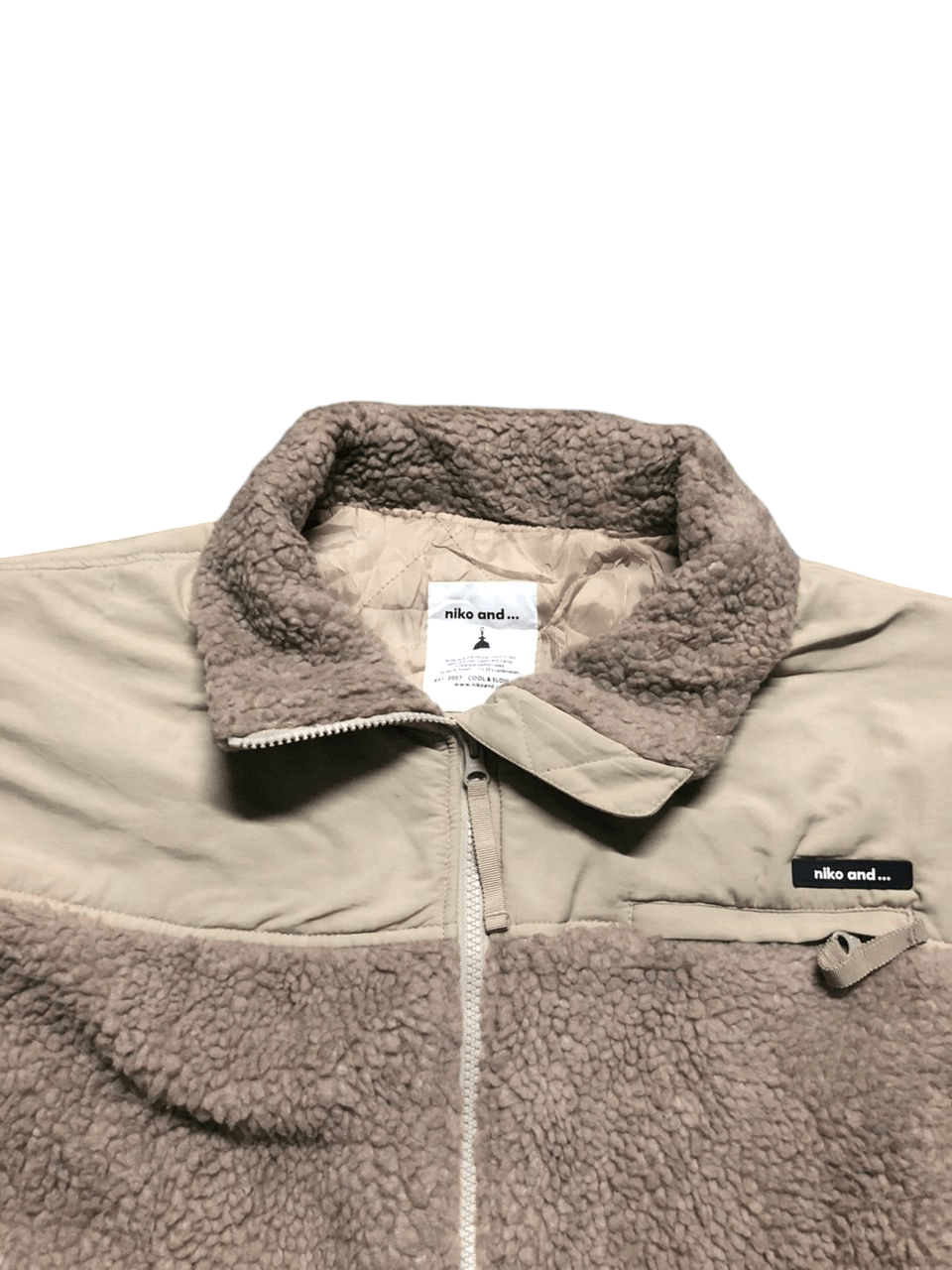 Japanese Brand 🇯🇵💥 JAPANESE NIKO AND DEEP PILE SHERPA FLEECE JACKET Size L / US 10 / IT 46 - 7 Thumbnail