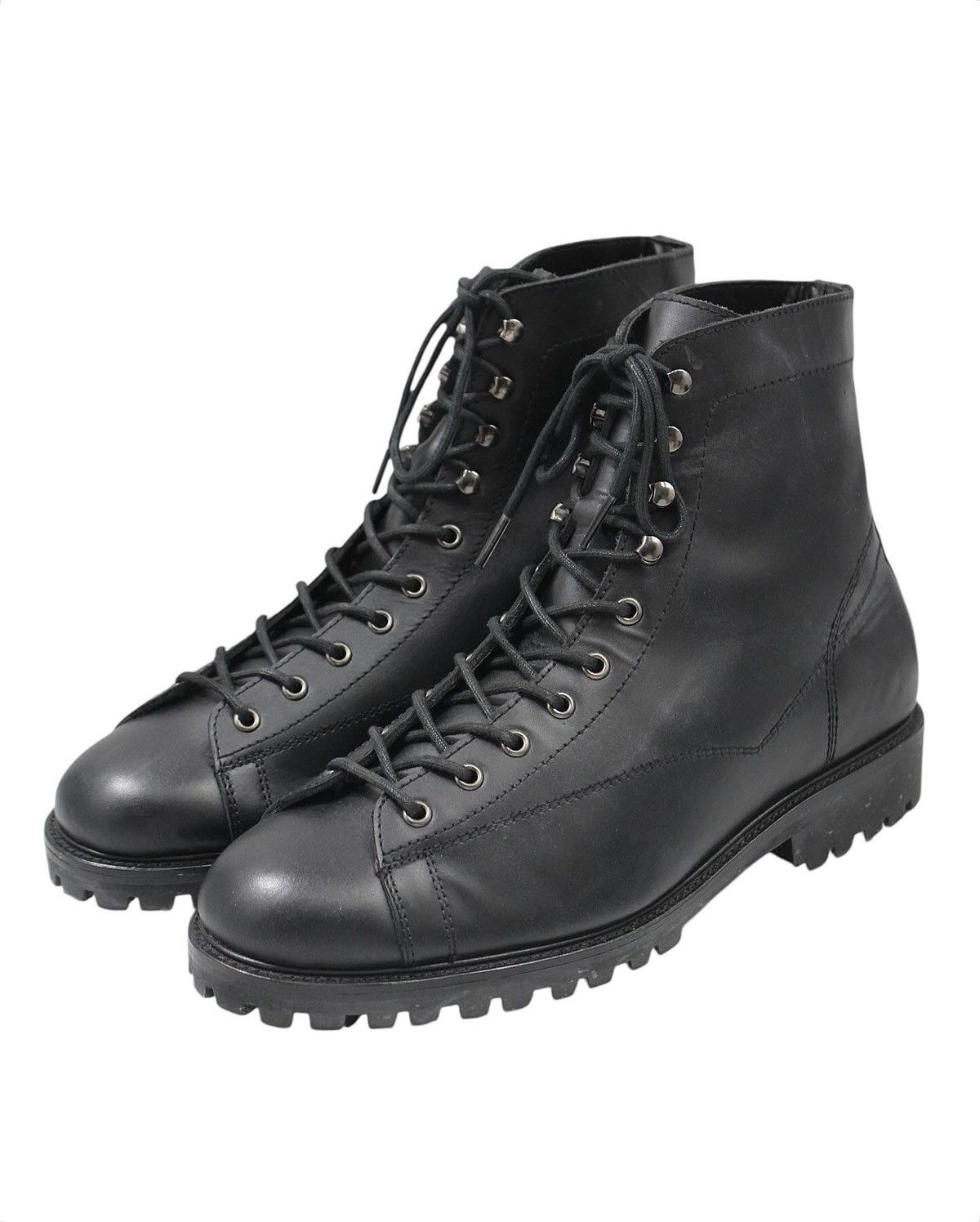 Vintage 2000S T.I FOR MEN LACE TO TOE LEATHER BOOTS Size US 8.5 / EU 41-42 - 1 Thumbnail