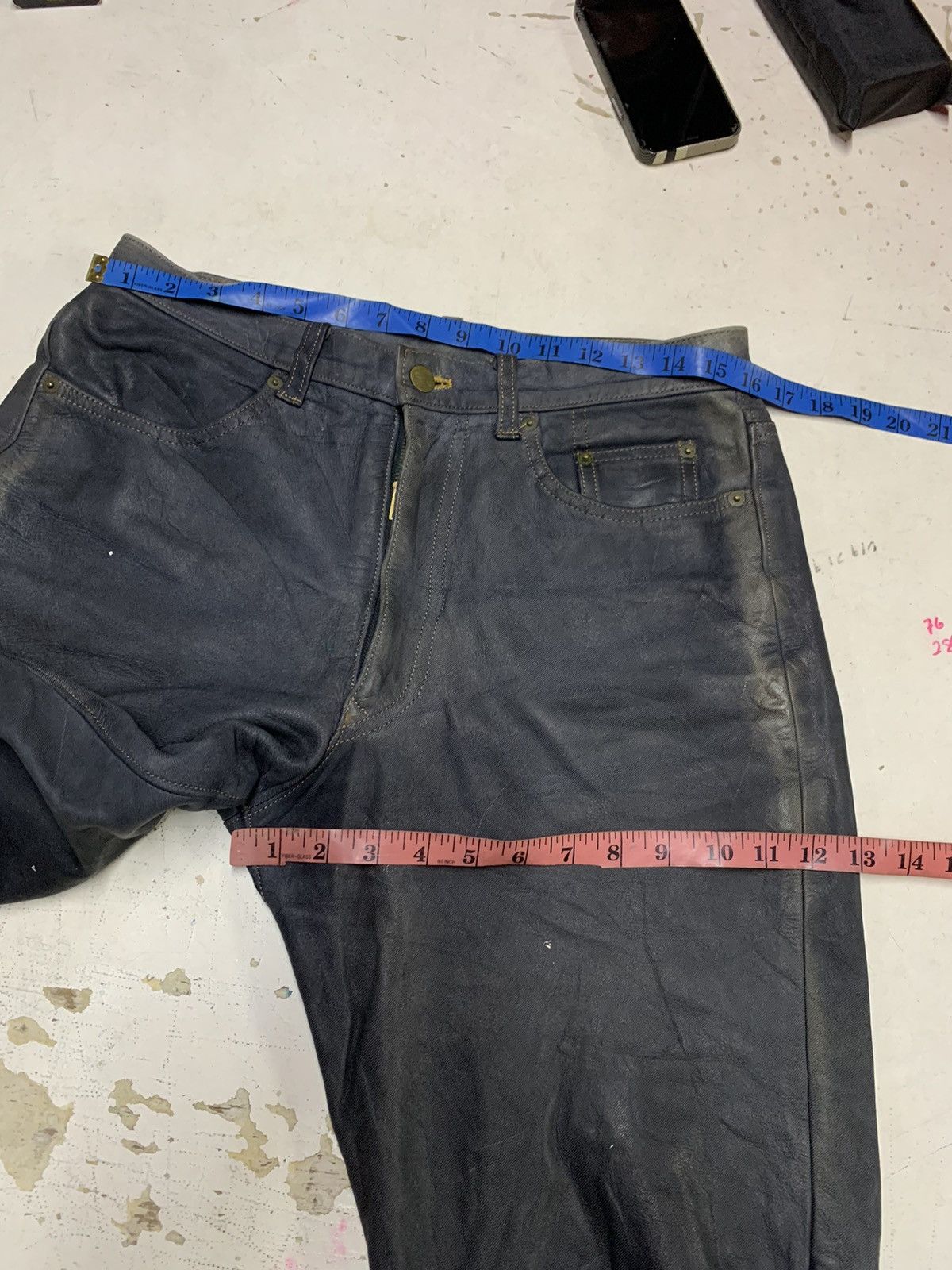 Genuine Leather EX explorer jeans KWP LEATHER Size US 32 / EU 48 - 21 Thumbnail