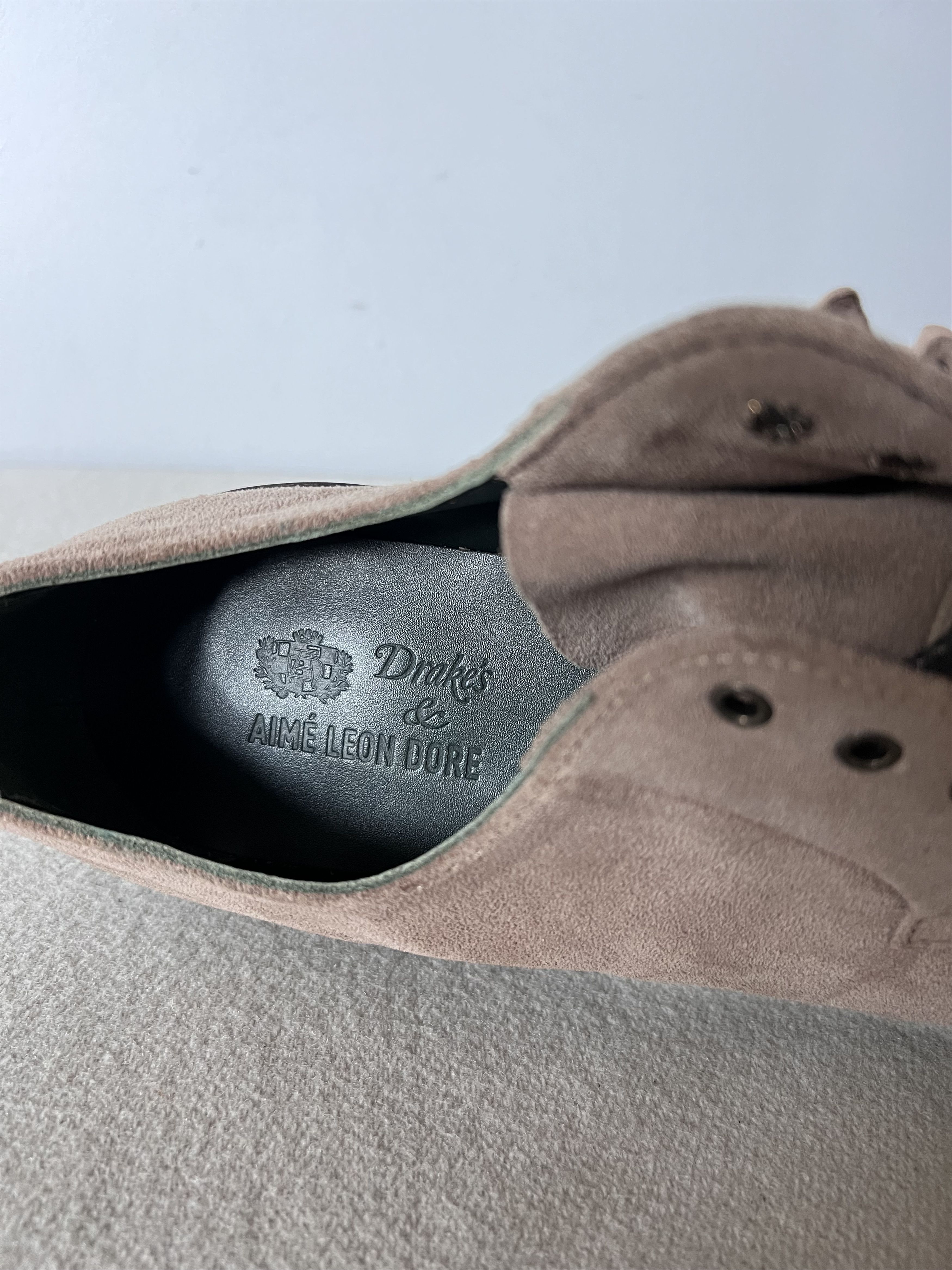 Aime Leon Dore × Drake's Aime Leon Dore Drake's Plain Toe Blucher Derby in Tan Size US 9.5 / EU 42-43 - 8 Thumbnail