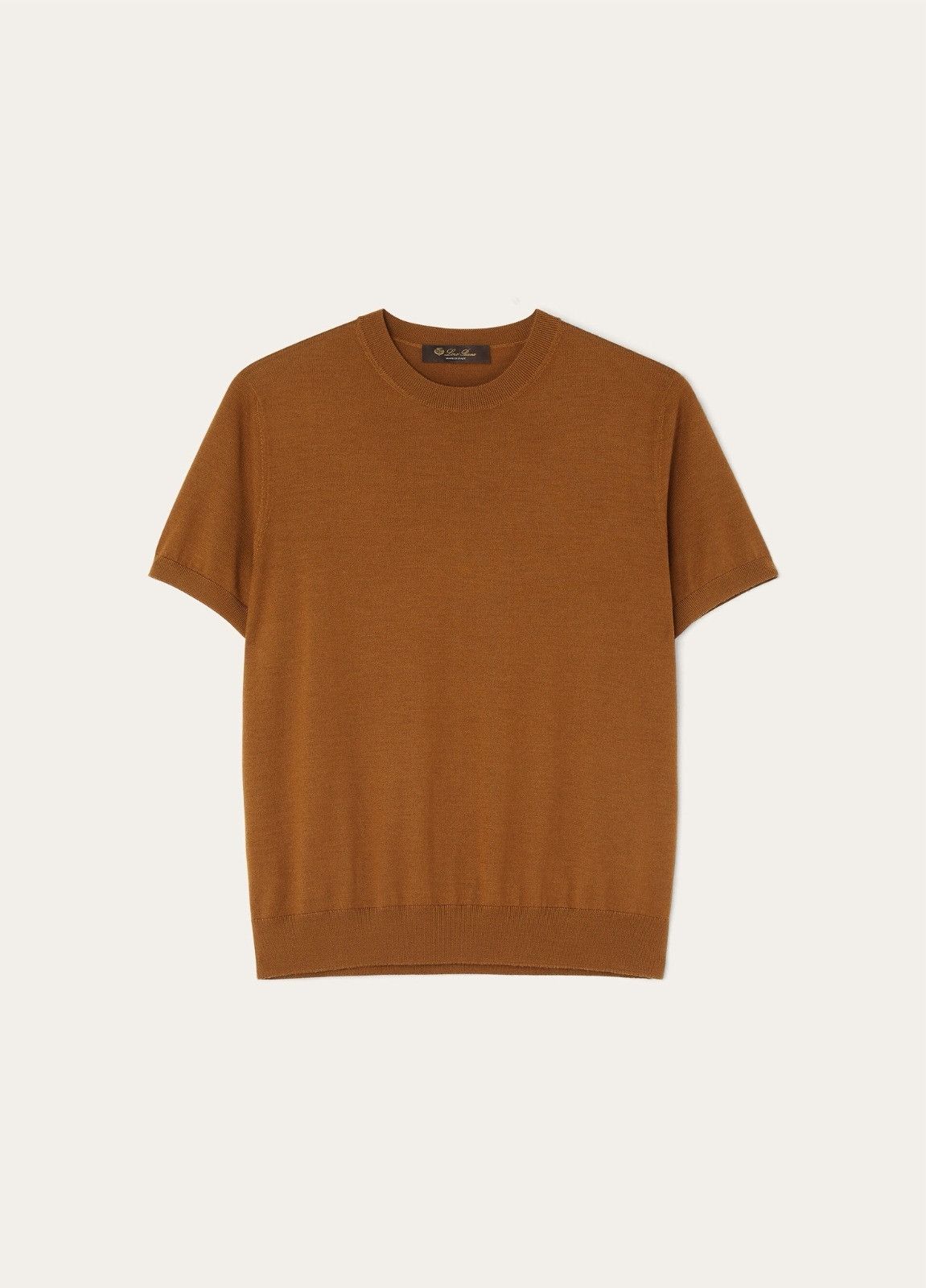 Loro Piana o1srvl11e0526 FAO9854 Short Sleeve Crewneck Sweater Brown Size M / US 6-8 / IT 42-44 - 1 Thumbnail