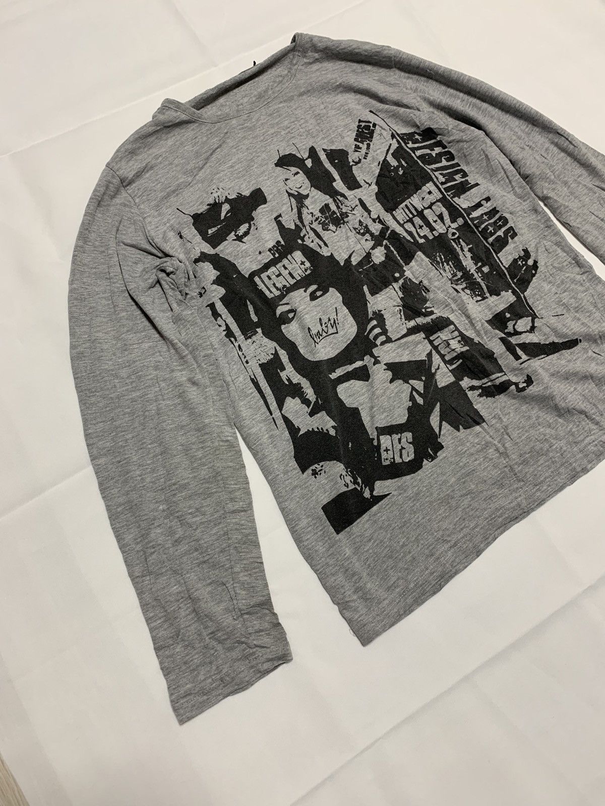 If Six Was Nine × Japanese Brand × Le Grande Bleu (L.G.B.) Vintage gothic longsleeve, punk, new rock, rock, y2k style Size L / US 10 / IT 46 - 6 Thumbnail