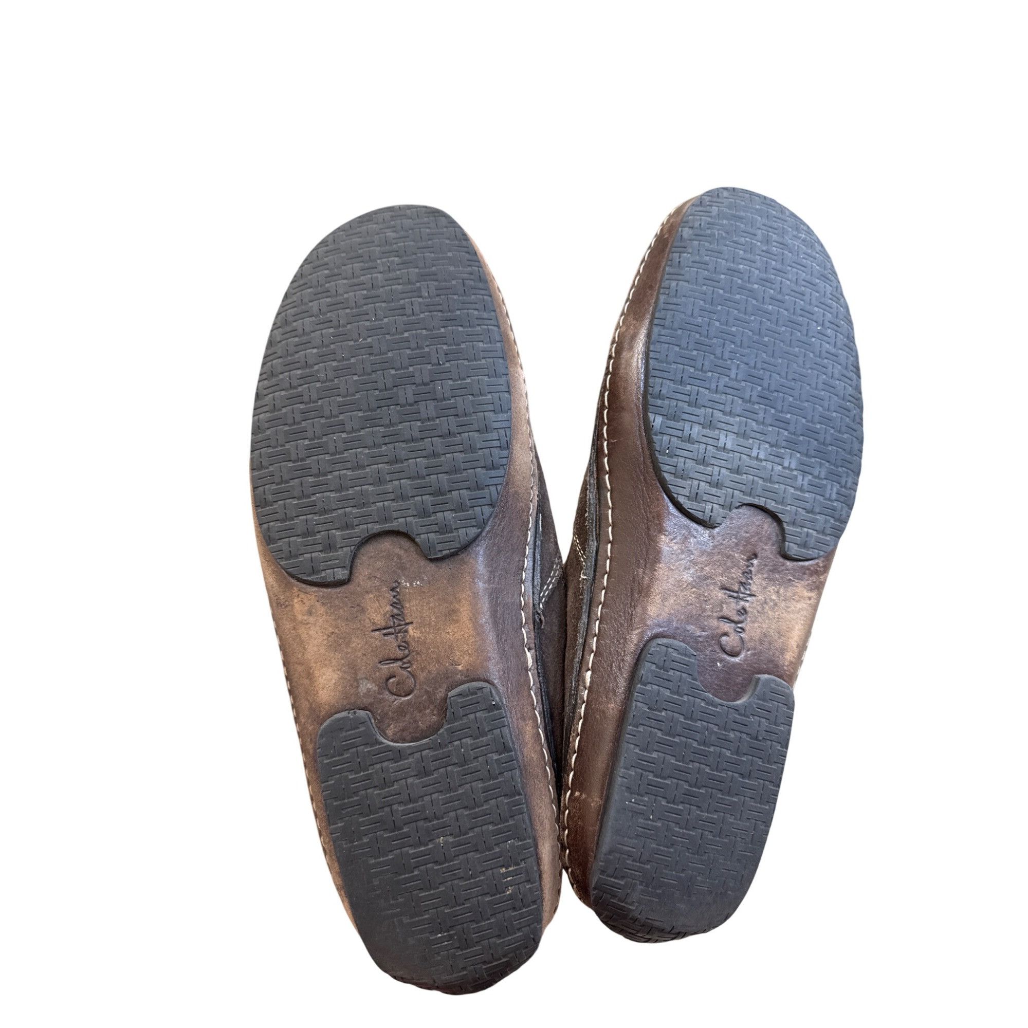 Cole Haan Cole Haan Mens Faux Fur Lined Brown Suede Slipon Loafers Siz Size US 9.5 / EU 42-43 - 7 Thumbnail