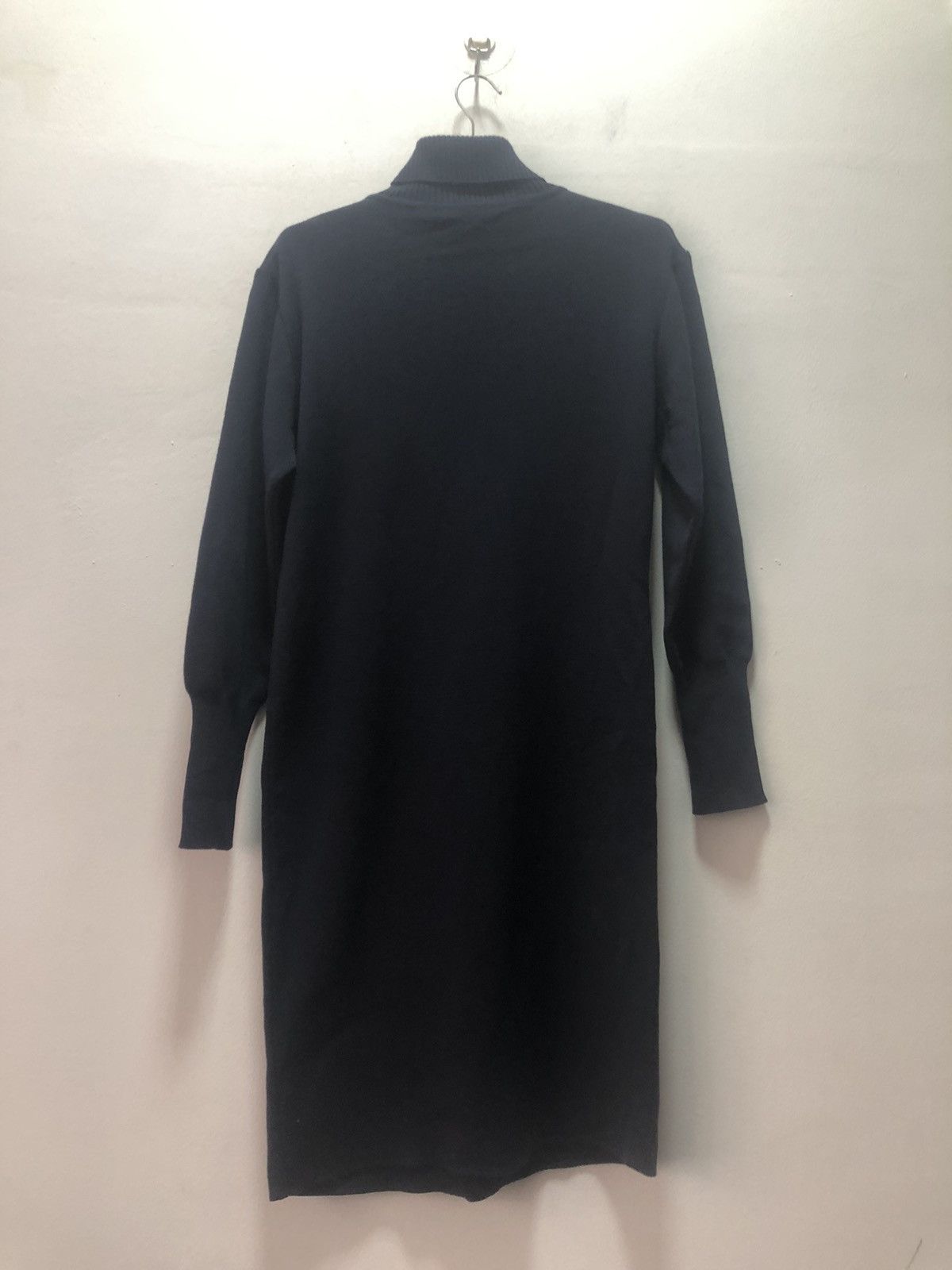 Christian Dior Monsieur CHRISTIAN DIOR Maxi Dress Turtleneck Knitwear Wool Hide Logo Size M / US 6-8 / IT 42-44 - 6 Thumbnail