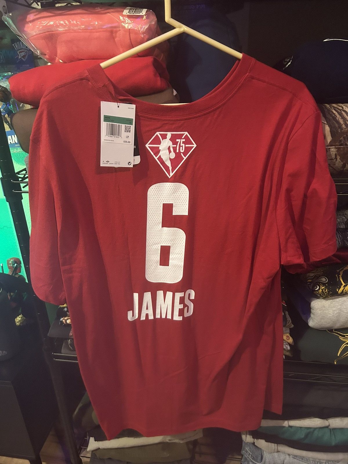 NBA Lebron james all star t shirt Size US XL / EU 56 / 4 - 1 Thumbnail