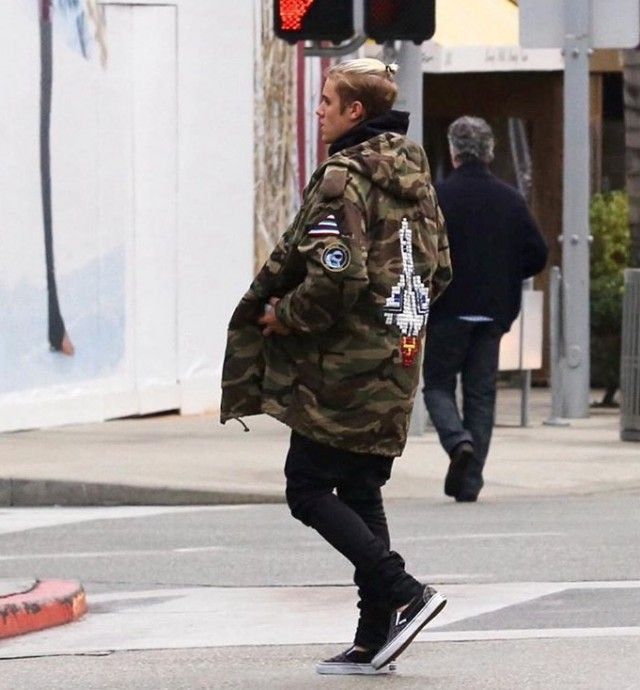 Saint Laurent Paris Saint Laurent x Hedi SS16 Rocket Logo Camo Parka Jacket Size US L / EU 52-54 / 3 - 20 Thumbnail