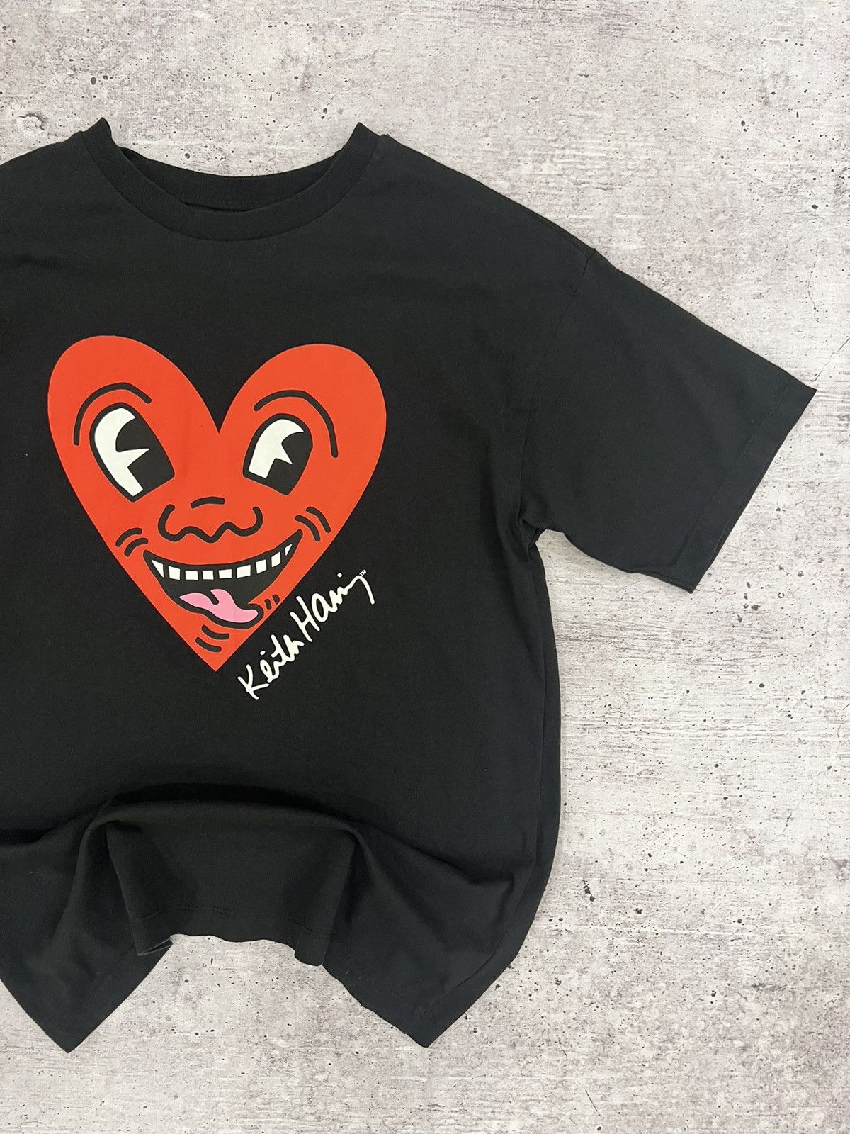 Keith Haring × Vintage 🩸RARE🩸Keith Haring Big Logo Vintage T Shirt Size US M / EU 48-50 / 2 - 3 Thumbnail