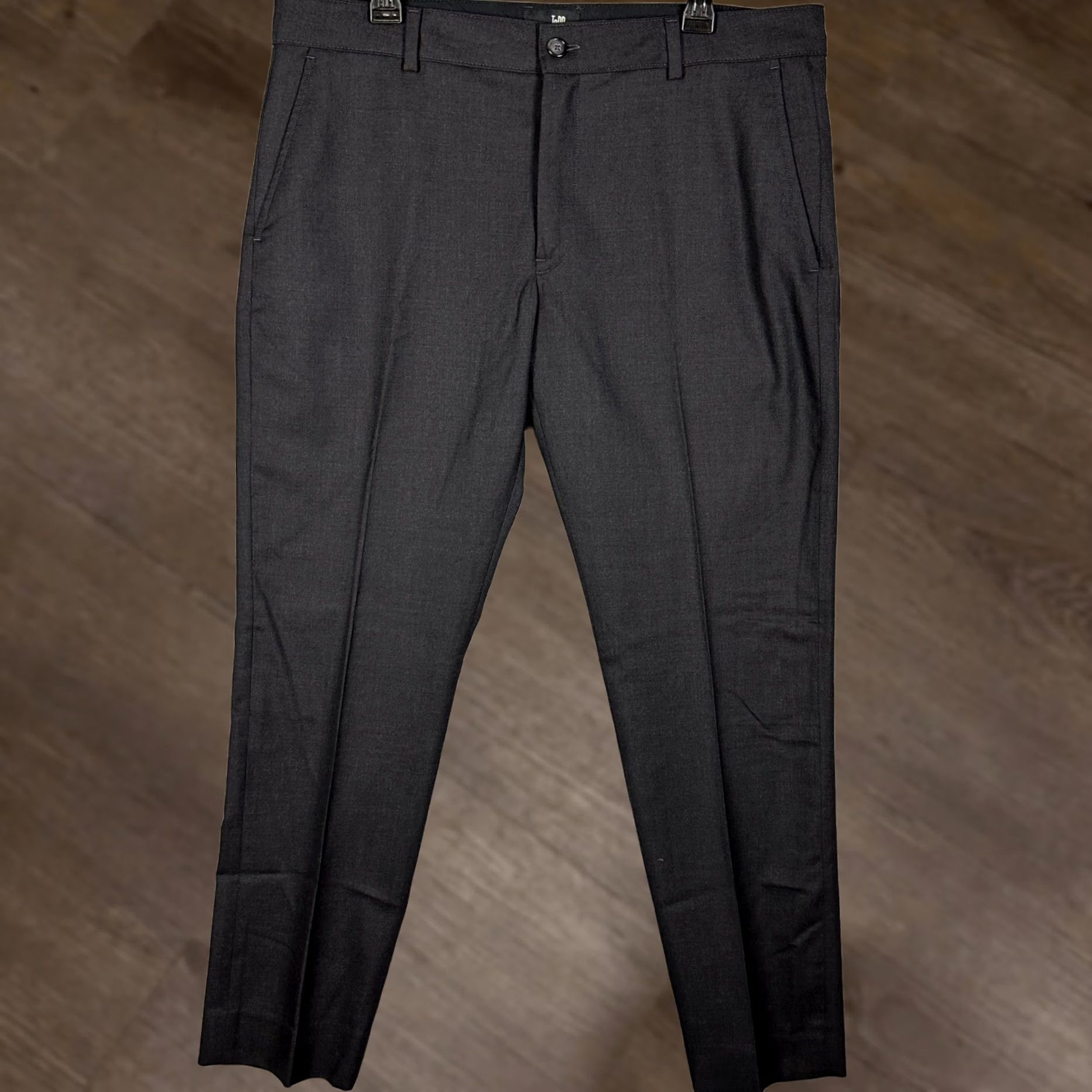 Vintage Todd Shelton Basic Pant Dress Pants Flat Front 36 Black Mens Regular Waist Inseam 31 USA EUC Size US 36 / EU 52 - 1 Thumbnail