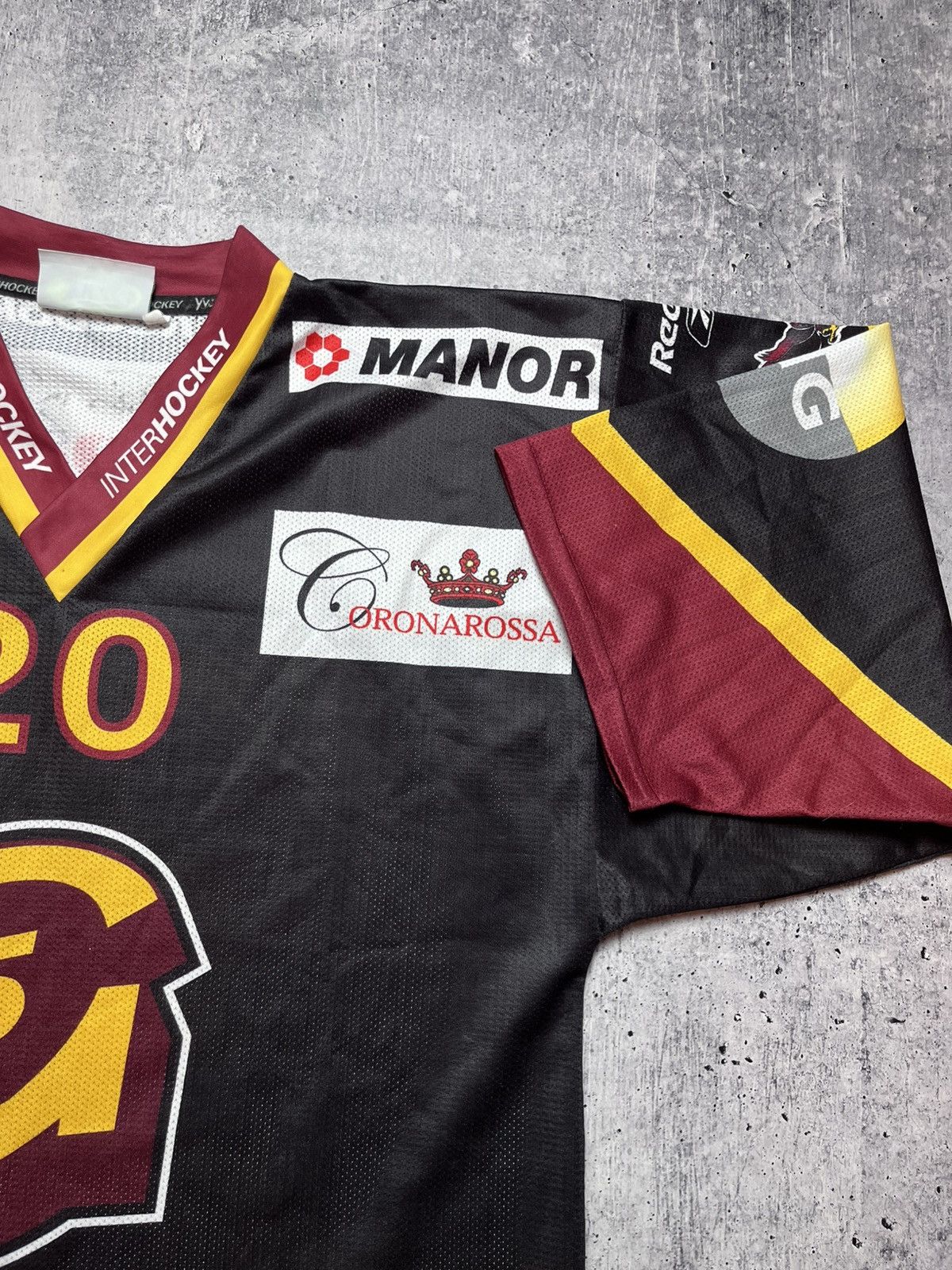 Vintage GENEVE SERVETTE SIGNED ICE HOCKEY JERSEY#20 PAVONI SIZE XS Size US XS / EU 42 / 0 - 4 Thumbnail