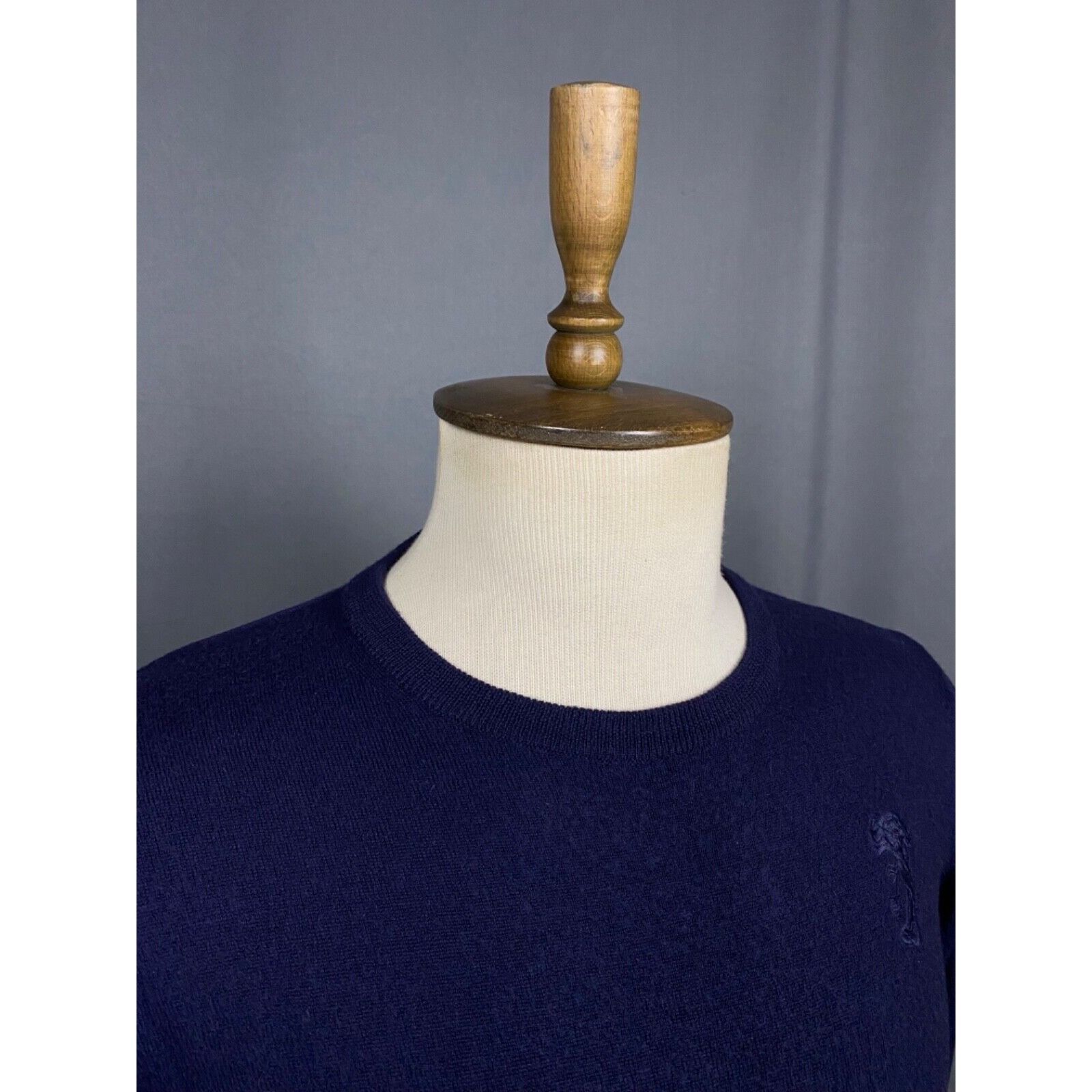 Versace Versace Collection Medusa Logo Men's Blue Wool Crewneck Swea Size US M / EU 48-50 / 2 - 6 Thumbnail