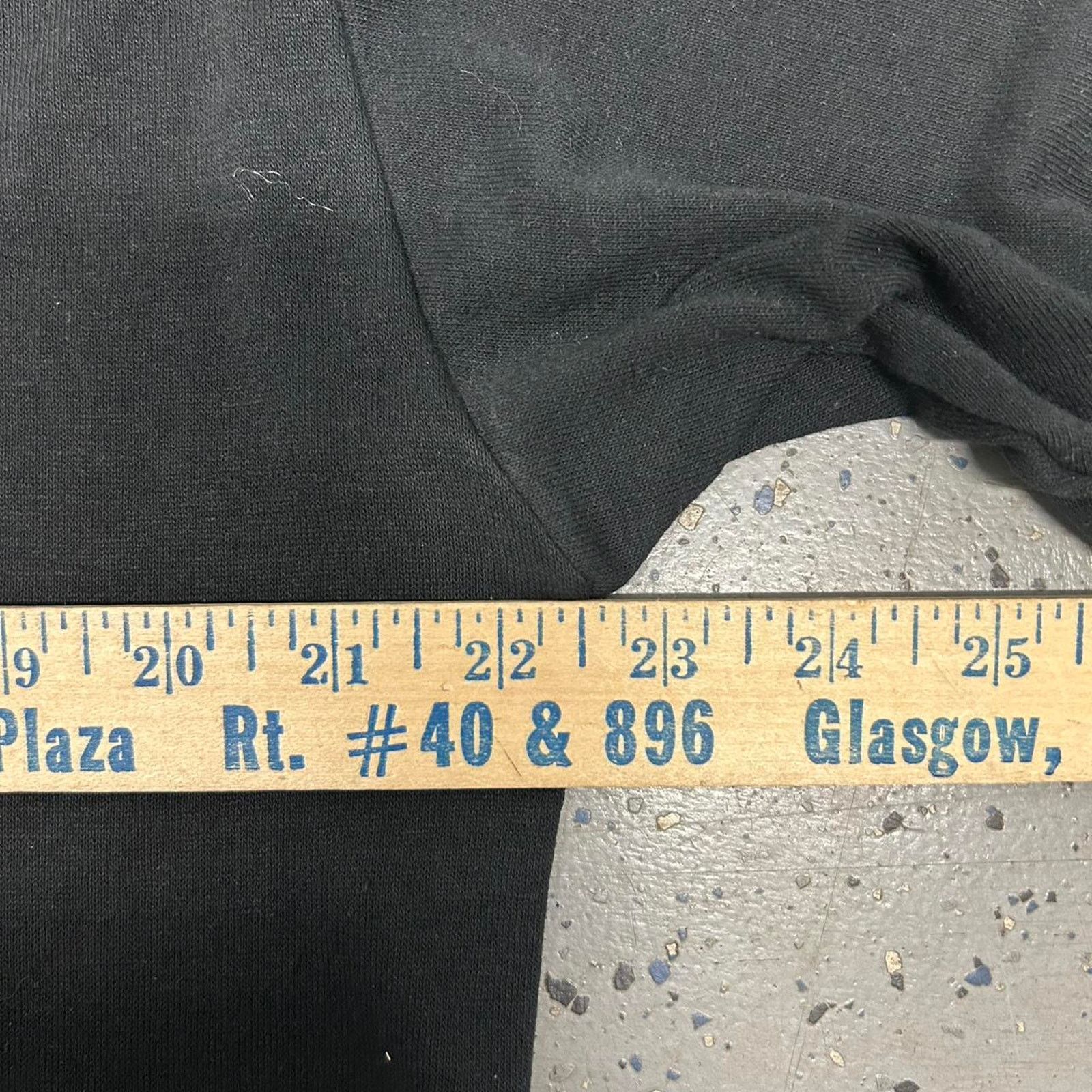 Other VTG 80s "I'm no shape to exercise" black cotton t-shirt tee Size US XL / EU 56 / 4 - 5 Thumbnail