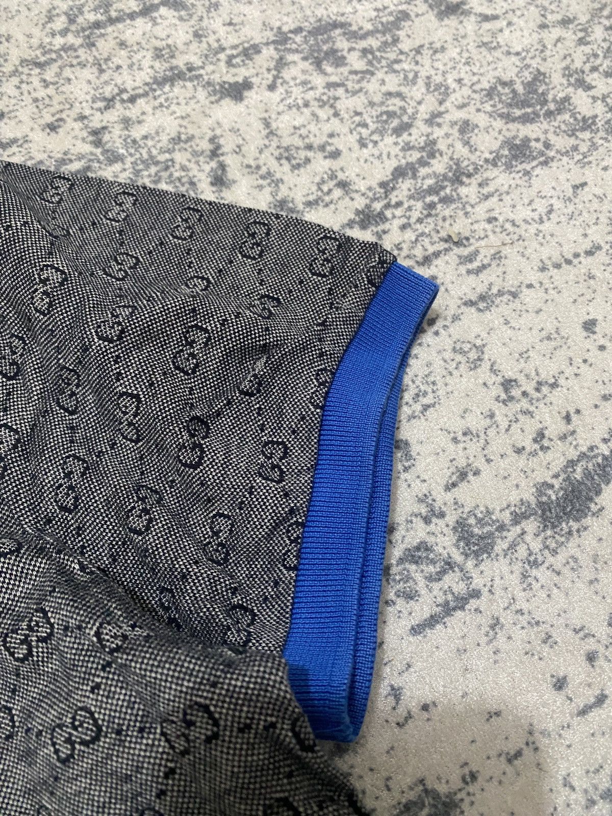 Gucci Vintage luxury gucci gg drip skinny monogram polo shirt Size US S / EU 44-46 / 1 - 8 Thumbnail