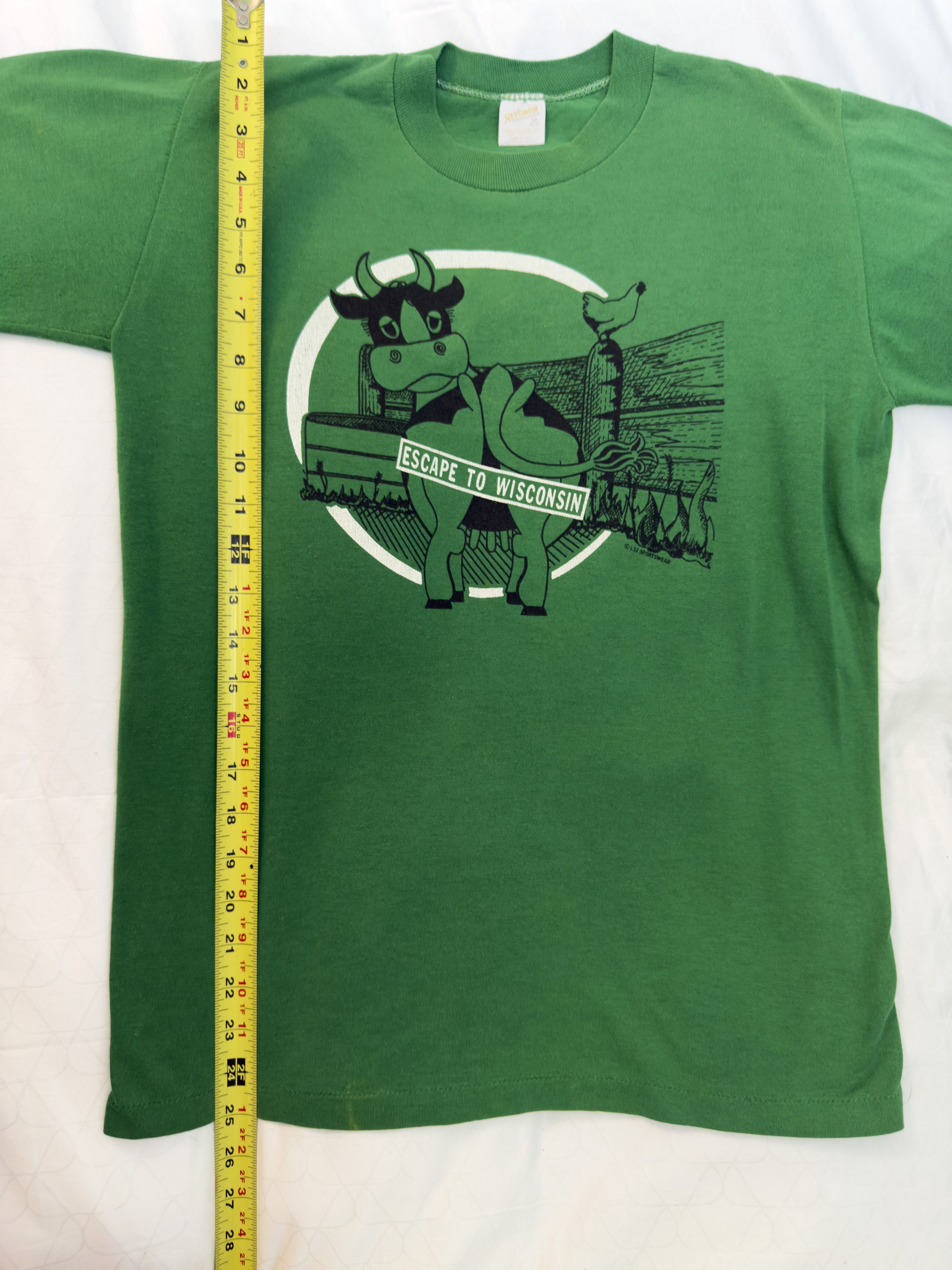 Other Vintage “Escape to Wisconsin” Graphic Single Stitch Tee USA Size US M / EU 48-50 / 2 - 8 Thumbnail