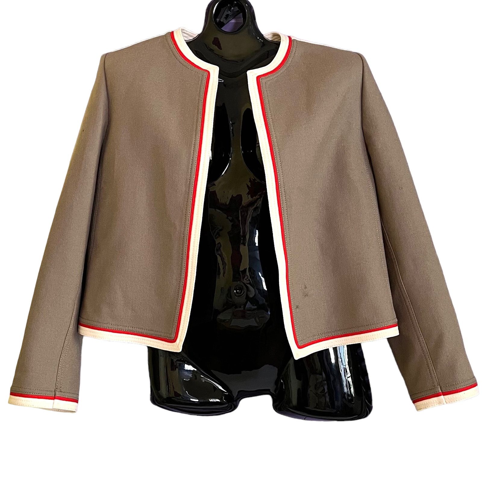 Louis Feraud × Vintage Louis Feraud Vintage Wool Evening Jacket Size XL / US 12-14 / IT 48-50 - 1 Thumbnail