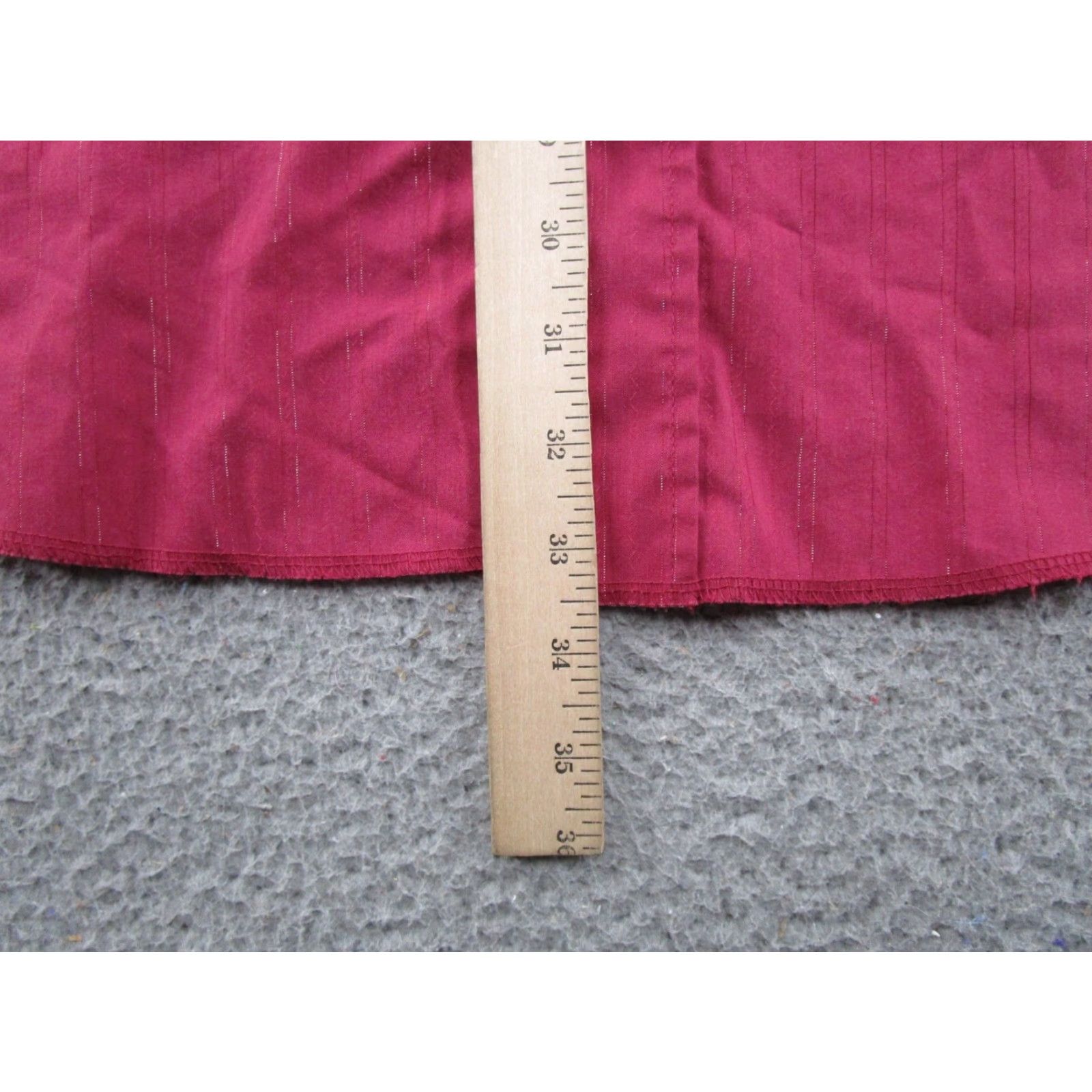 Vintage VINTAGE Panhandle Slim Western Shirt Mens XL Red 16.5-35 Slimming Snap Button-Up Long Sleeve Cotton Regular Fit Pearl Snap Rodeo 90s USA Size US XL / EU 56 / 4 - 7 Thumbnail