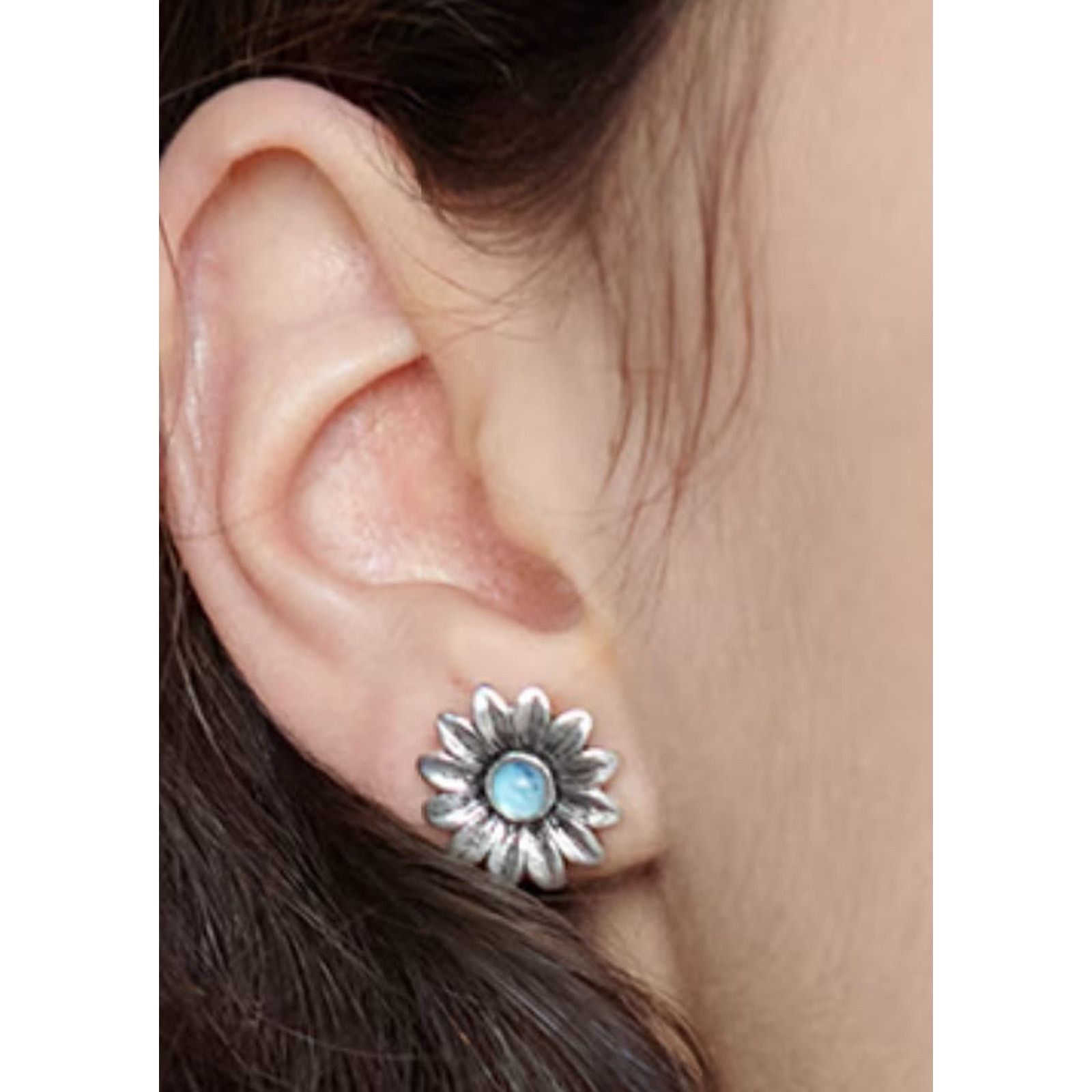 Gucci Gucci Double G Flower Stud Earrings Size ONE SIZE - 3 Thumbnail