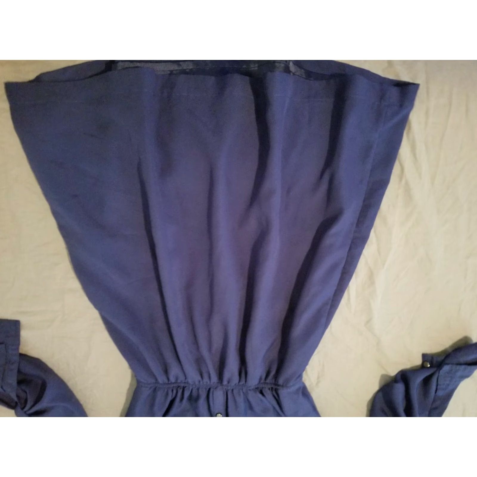 Express Womens Express Dress XS Blue Midi A-Line Regular Size XS Dress Women Blue Express Dress Womens XS Blue Midi A-Line Regular Size XS Size XS / US 0-2 / IT 36-38 - 4 Thumbnail