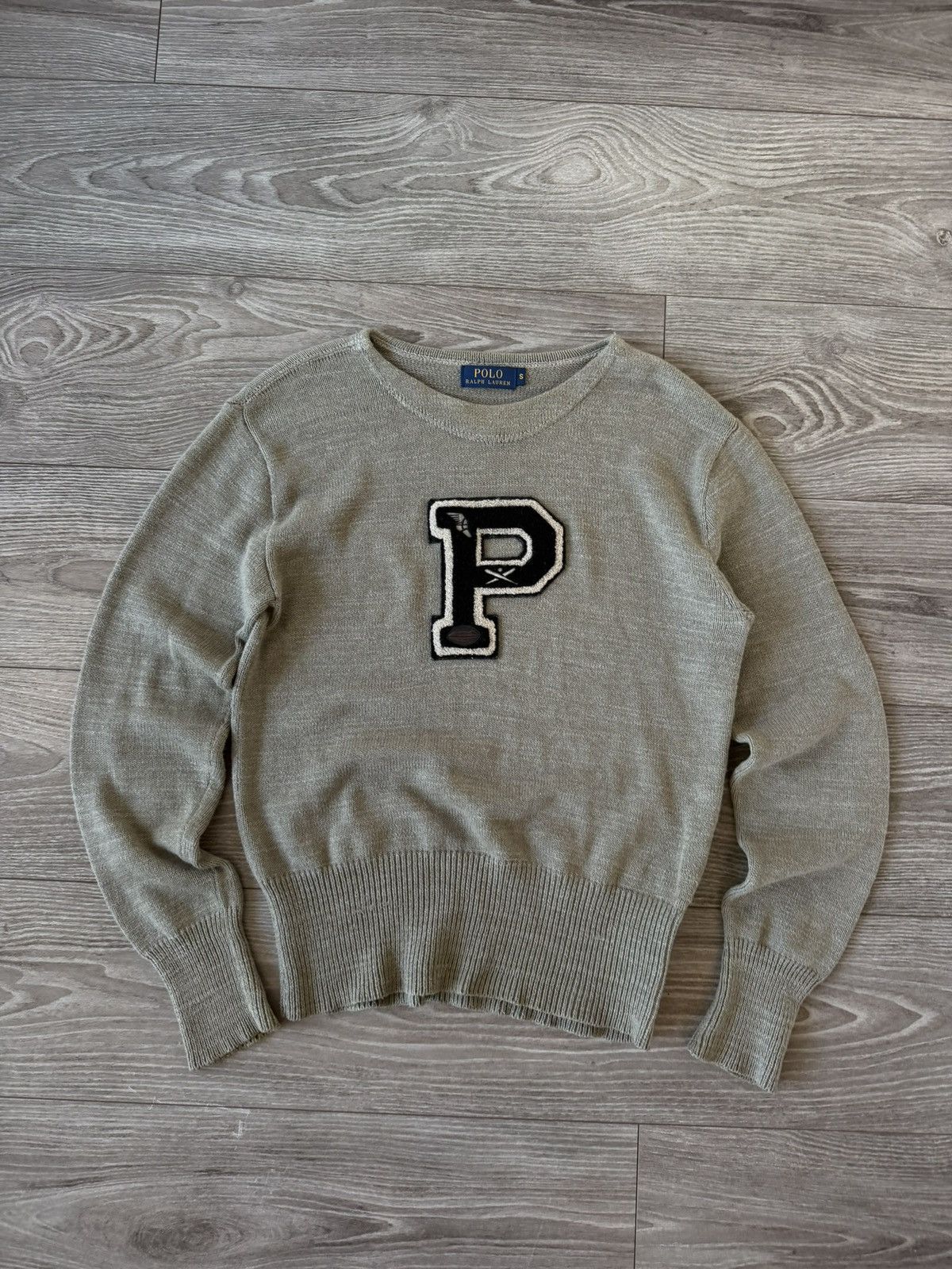 Polo Ralph Lauren Polo Ralph Lauren Grey Luxury Casual Knitted Sweater Size US S / EU 44-46 / 1 - 14 Thumbnail