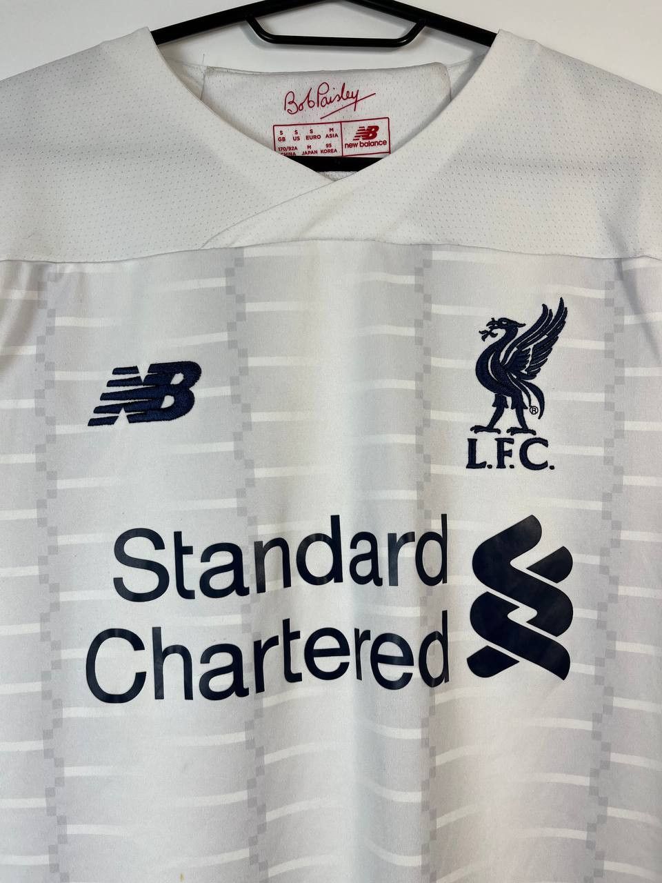 New Balance LIVERPOOL 2019/2020 AWAY FOOTBALL SHIRT NEW BALANCE Sz S Size US S / EU 44-46 / 1 - 2 Thumbnail