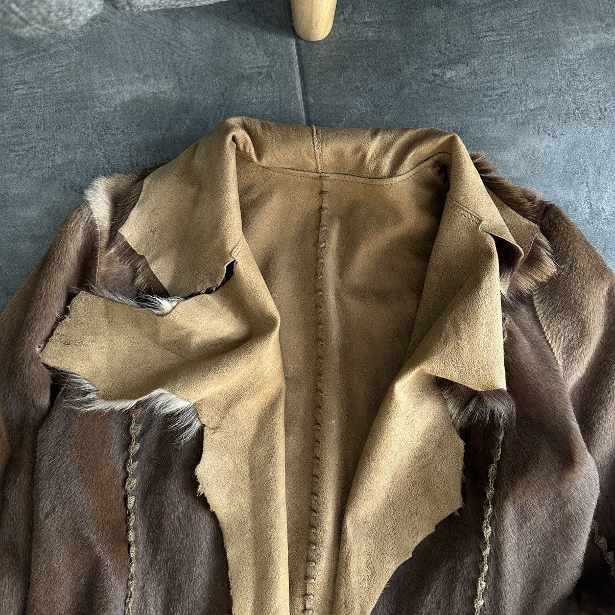 Vintage Luxury Sylvie Schimmel Paris Goat Fur Jacket 38 size Size XS / US 0-2 / IT 36-38 - 6 Thumbnail