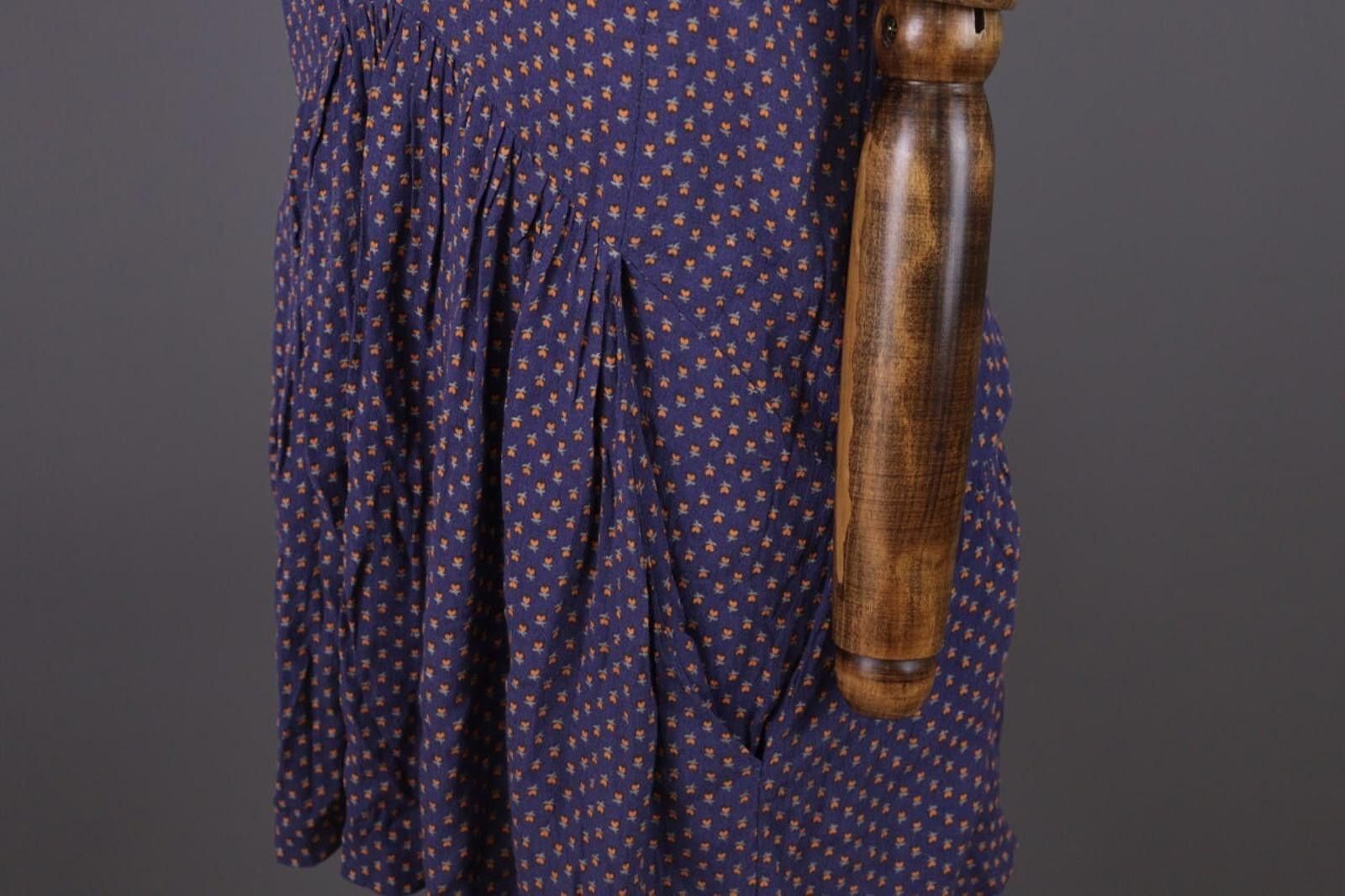 Wilkes Bashford Ladies BA&SH Purple Floral Lagenlook Mini Dress Sz 0 Size XS / US 0-2 / IT 36-38 - 7 Thumbnail