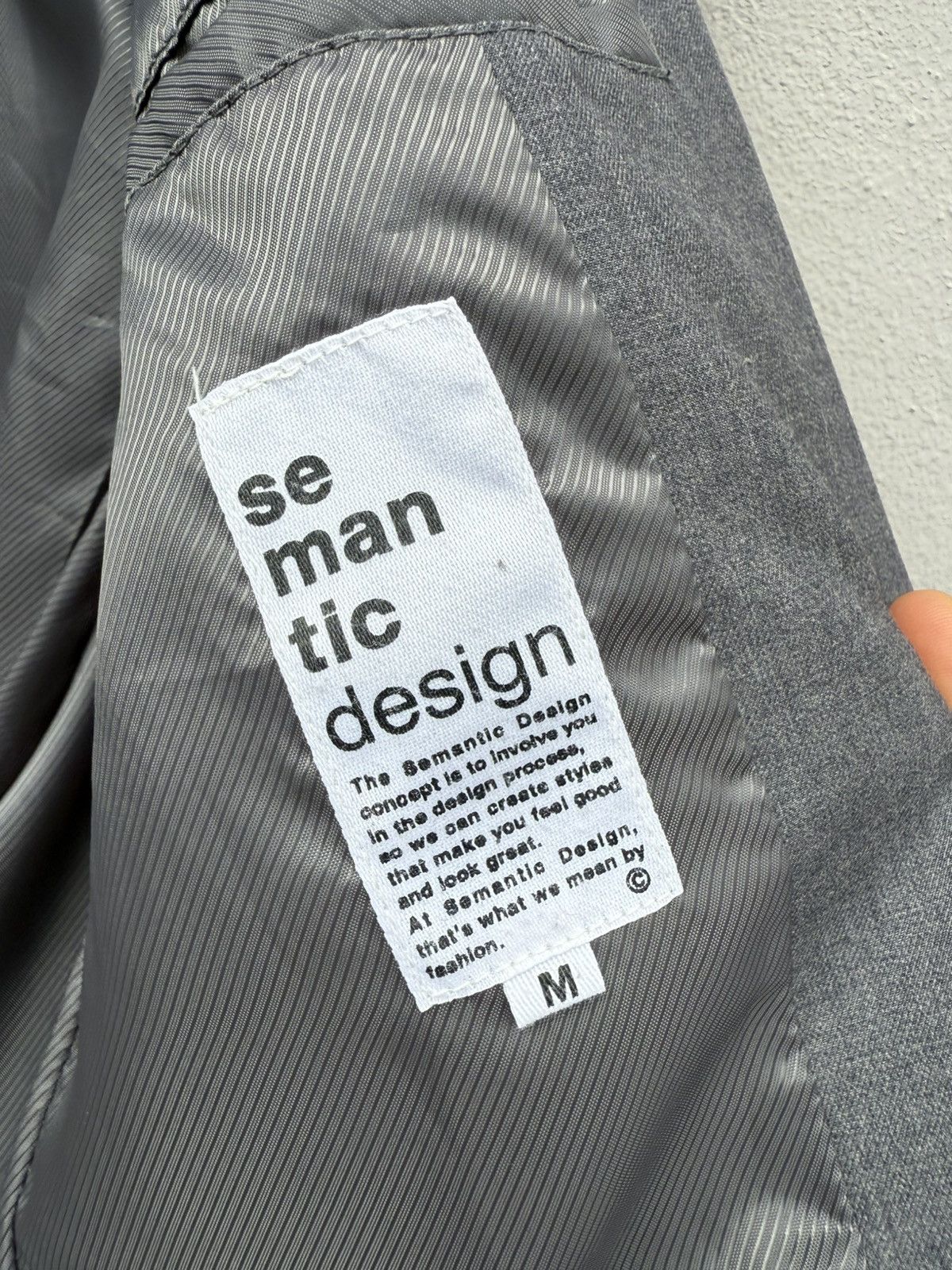 Japanese Brand × Seditionaries Semantic Design Rugged Style Multi Zipped Blazer Size M / US 6-8 / IT 42-44 - 3 Thumbnail