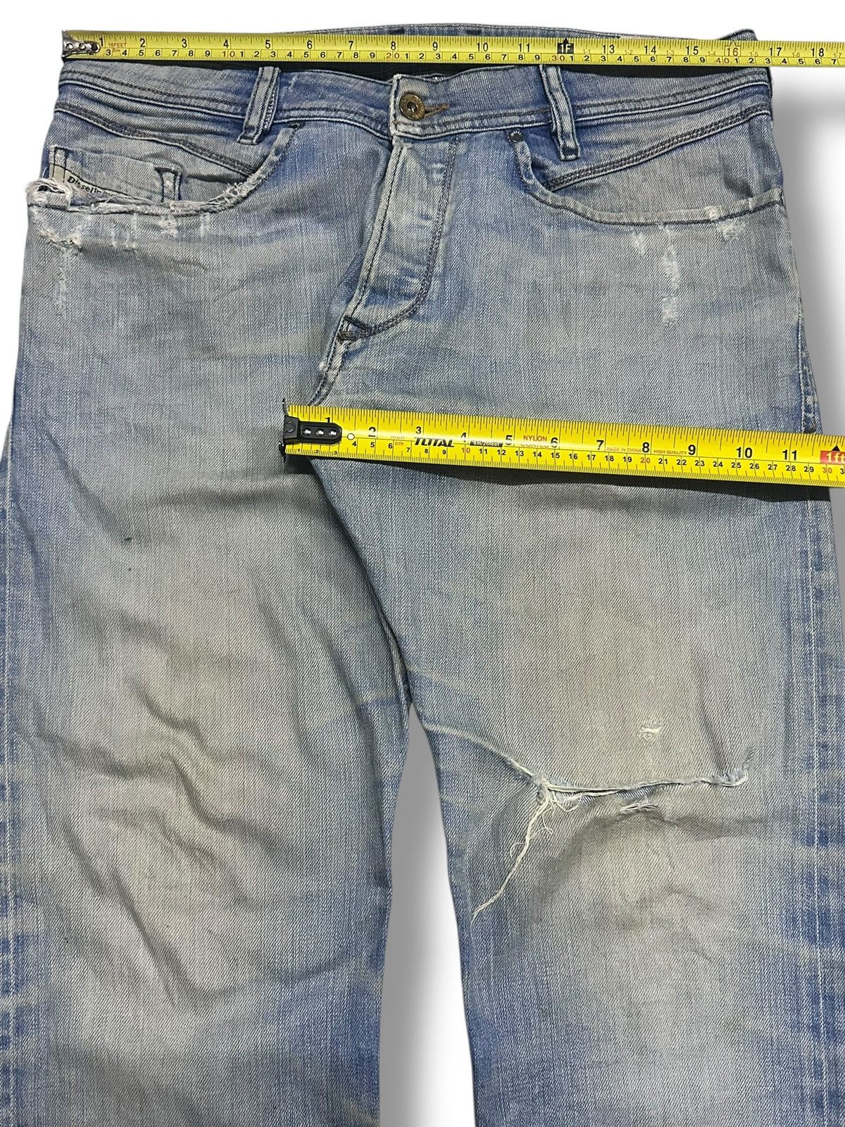 Diesel Diesel Vintage Jeans With Regular Slim Loose and Faded Wash Size US 33 - 16 Thumbnail